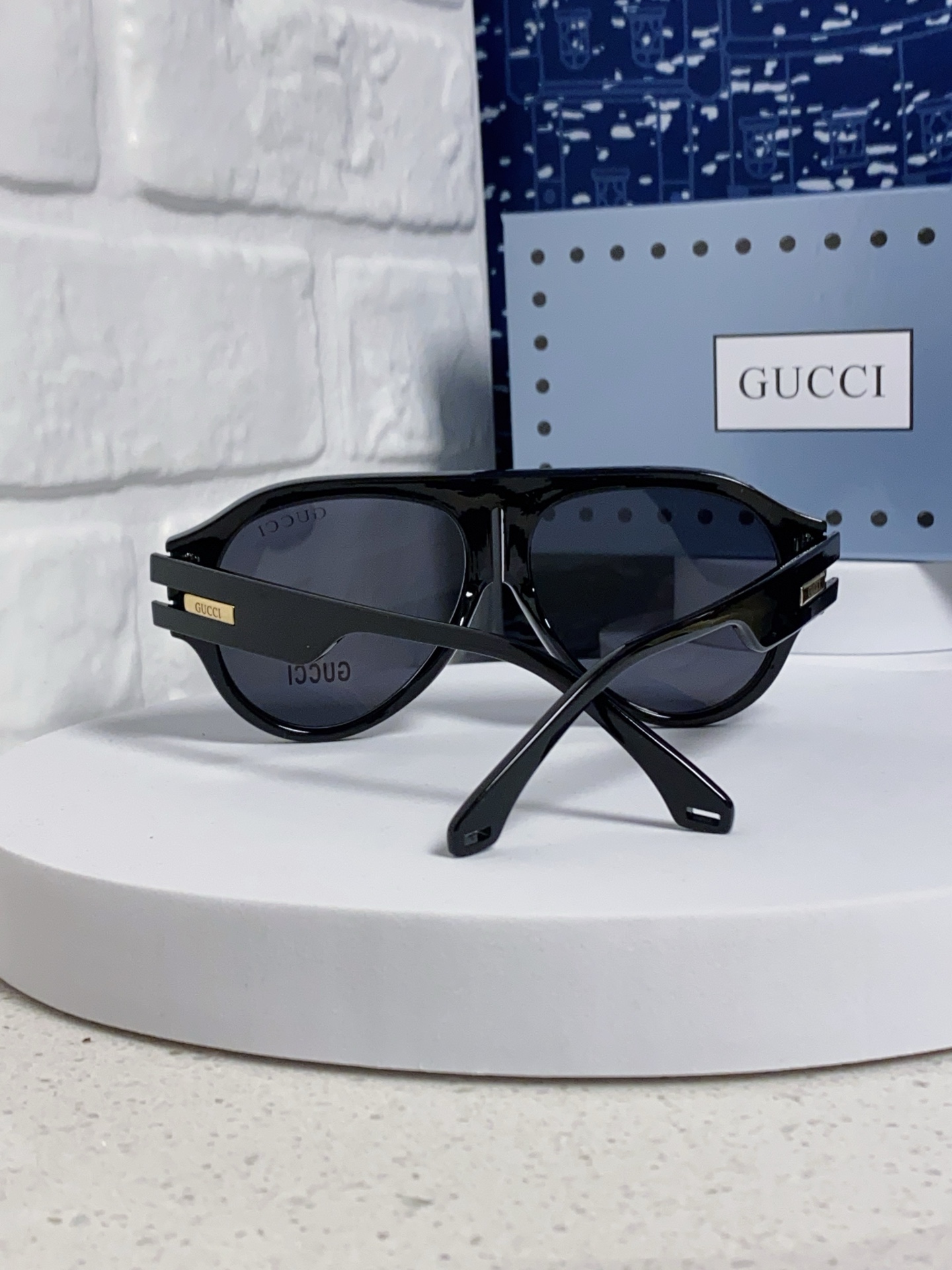  Gucci古奇 2025款欧美高端男女飞行员太阳眼欧洲站明星同近视架蛤蟆墨镜