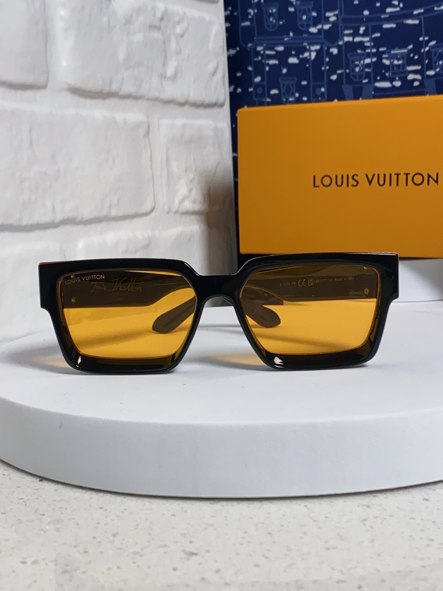  LOUIS VUITTON 路易威登 Lv2025新款百万富翁方框太阳欧美彩色男女墨镜跨境摩登时尚太阳