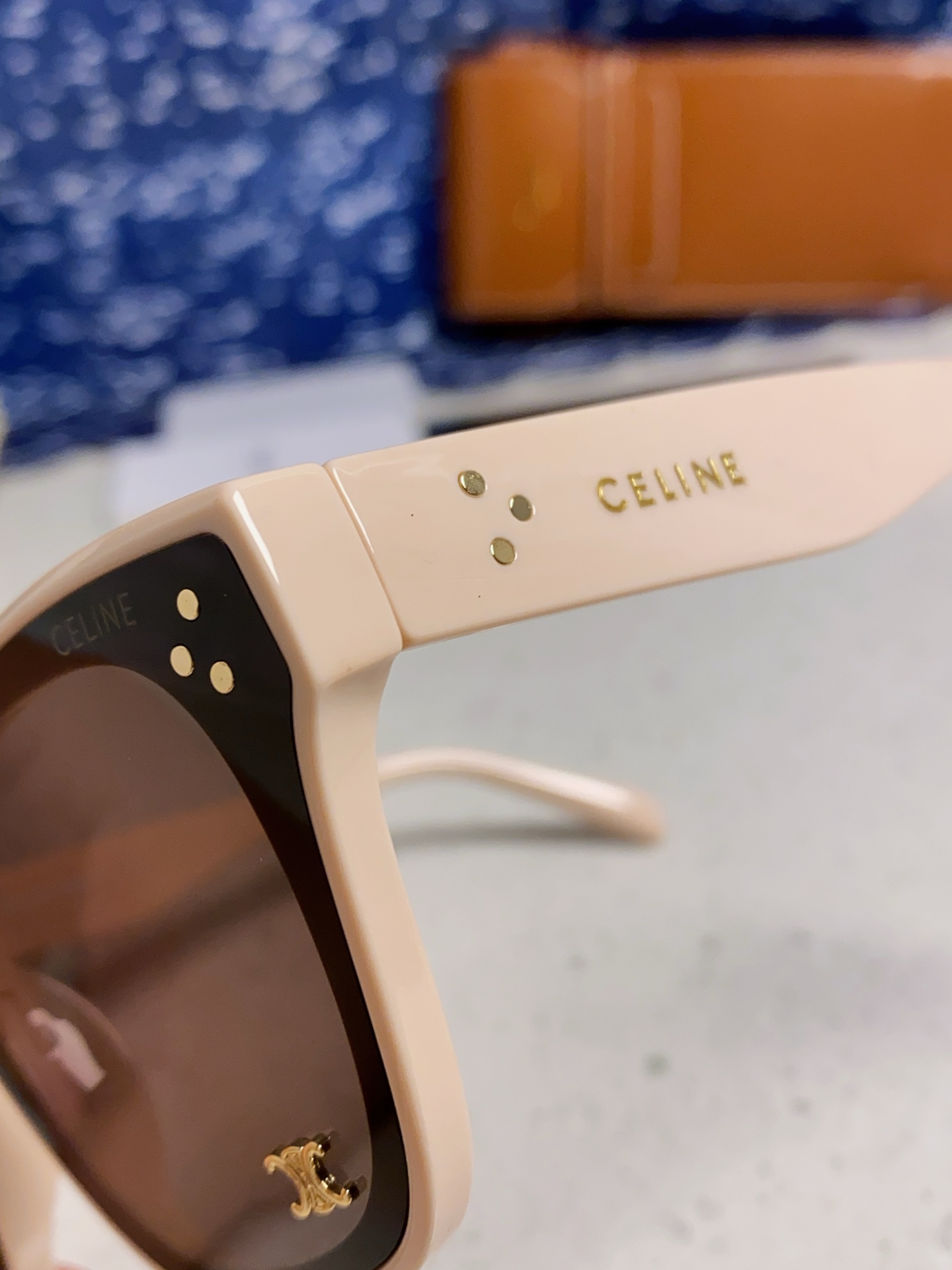  Celine赛琳 2025新款韩式时尚墨镜女凯旋门高级感方框圆脸显瘦百搭防紫外线太阳眼镜男女通用 