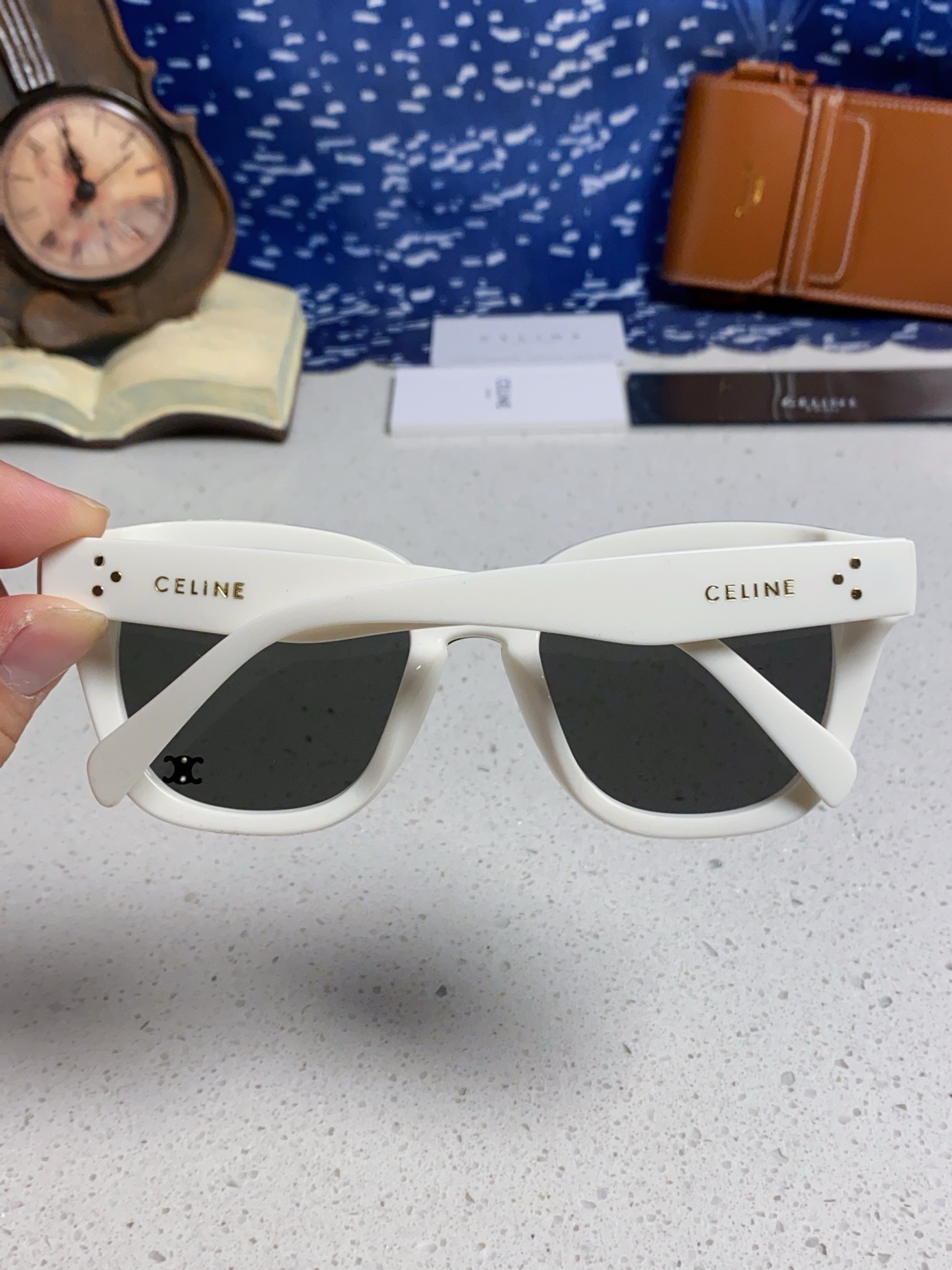  Celine赛琳 2025新款韩式时尚墨镜女凯旋门高级感方框圆脸显瘦百搭防紫外线太阳眼镜男女通用 