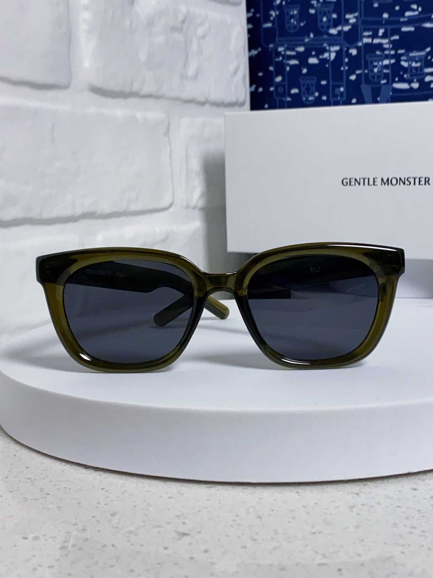   Gentle Moster(GM)  2025新款星星墨镜女韩版潮感显瘦防紫外线复古方框太阳镜男通用