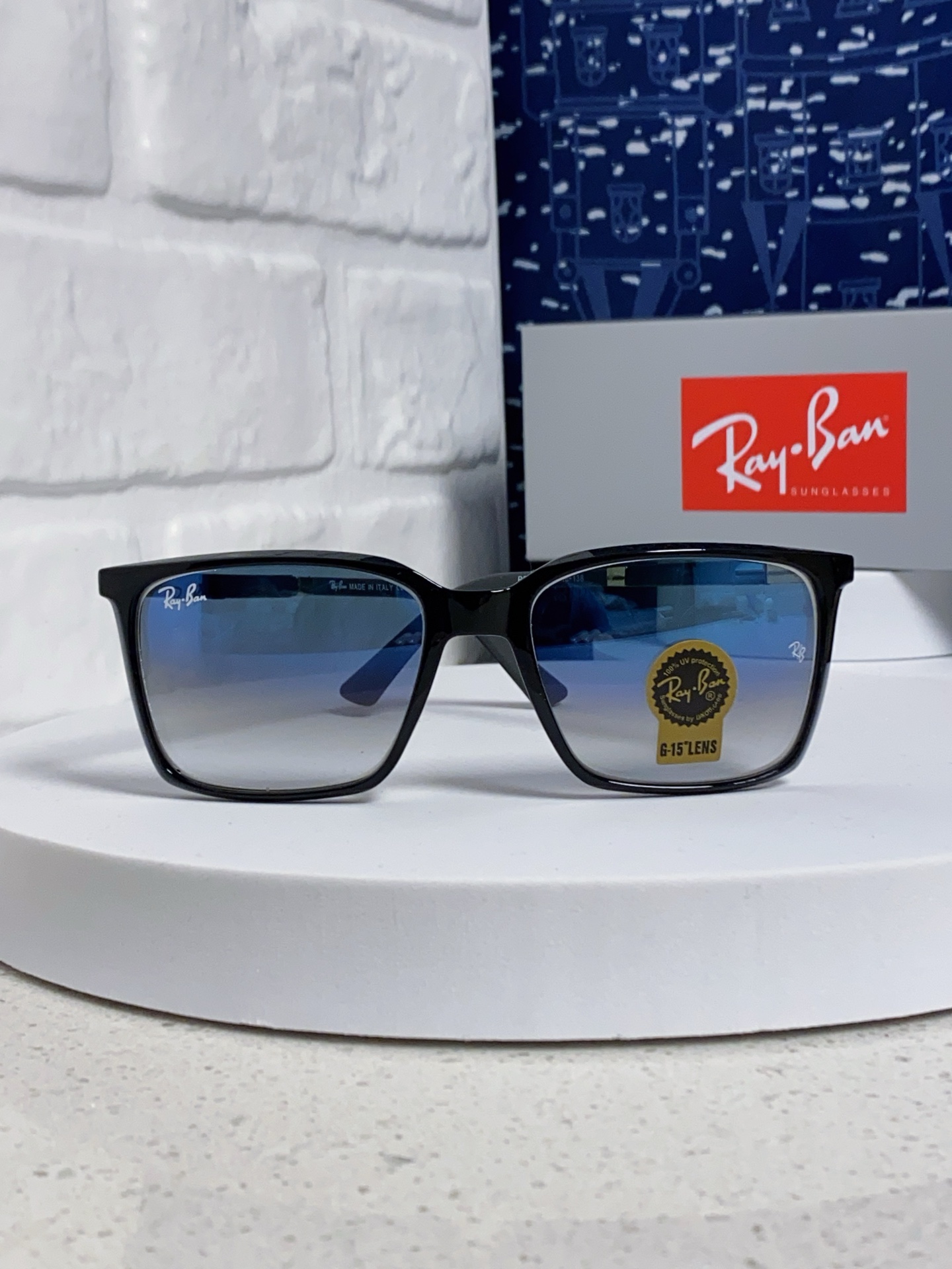  RayBan雷朋 2025新款太阳镜经典时尚方框开车墨镜男女同款遮阳 高品质 板材加玻璃镜片 RB91