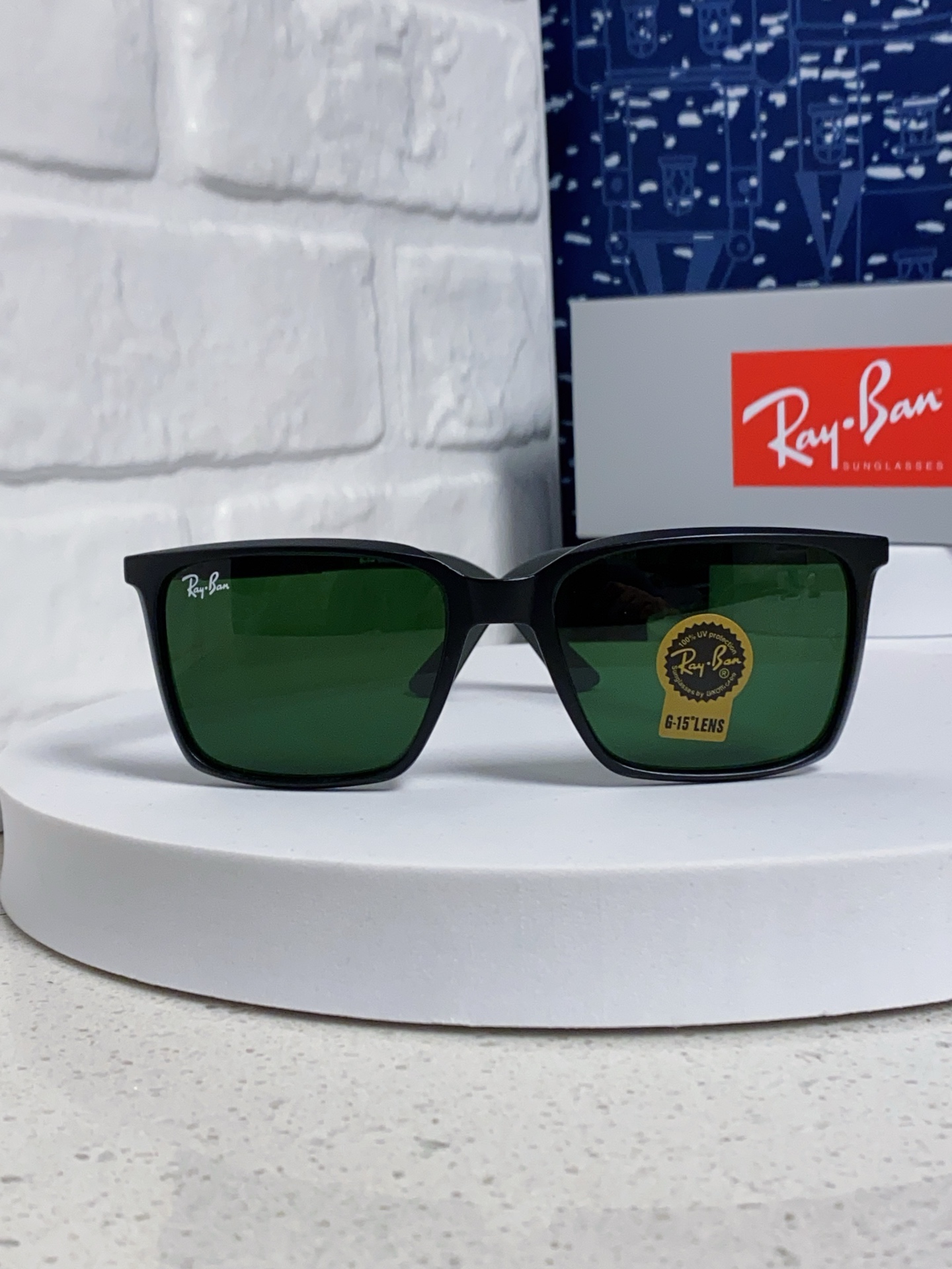  RayBan雷朋 2025新款太阳镜经典时尚方框开车墨镜男女同款遮阳 高品质 板材加玻璃镜片 RB91