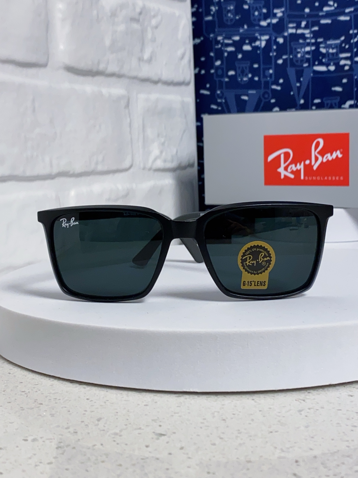  RayBan雷朋 2025新款太阳镜经典时尚方框开车墨镜男女同款遮阳 高品质 板材加玻璃镜片 RB91