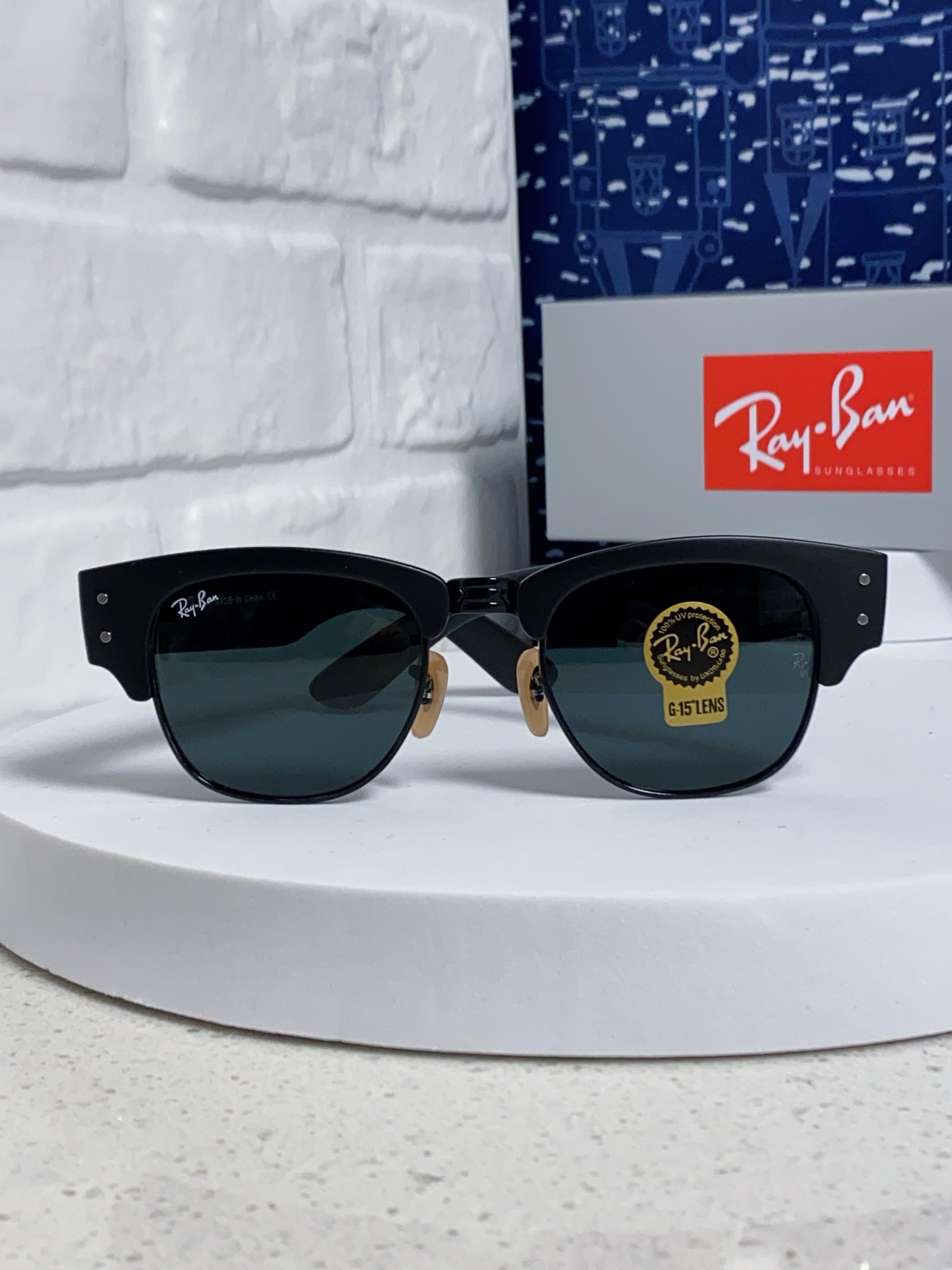  RayBan雷朋 2025新款太阳镜 复古时尚眉线框男女潮流墨镜开车遮阳镜 RB0316S Size5