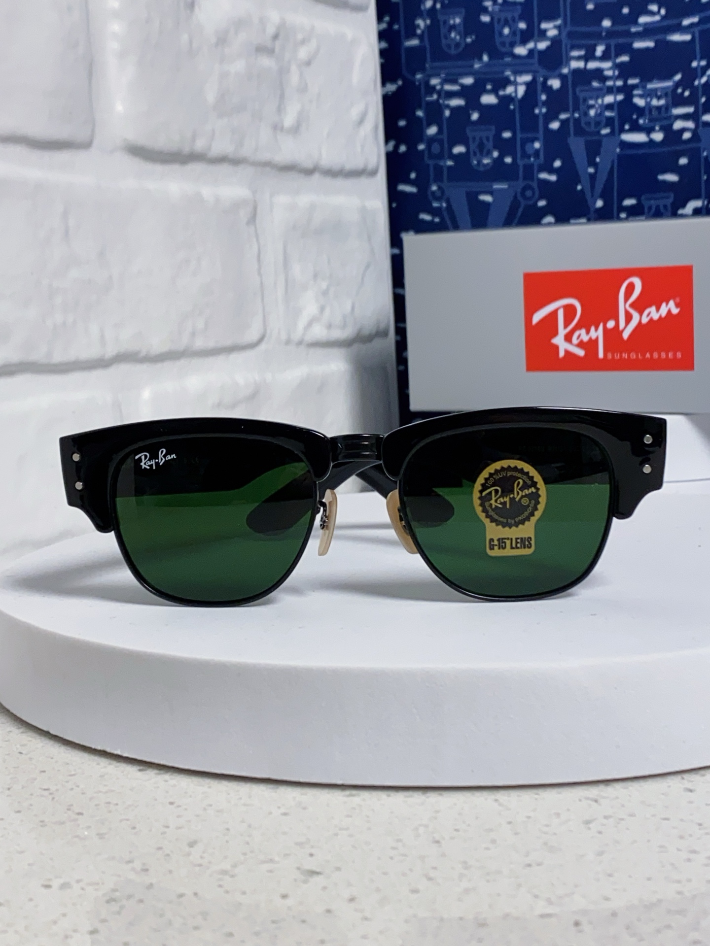  RayBan雷朋 2025新款太阳镜 复古时尚眉线框男女潮流墨镜开车遮阳镜 RB0316S Size5