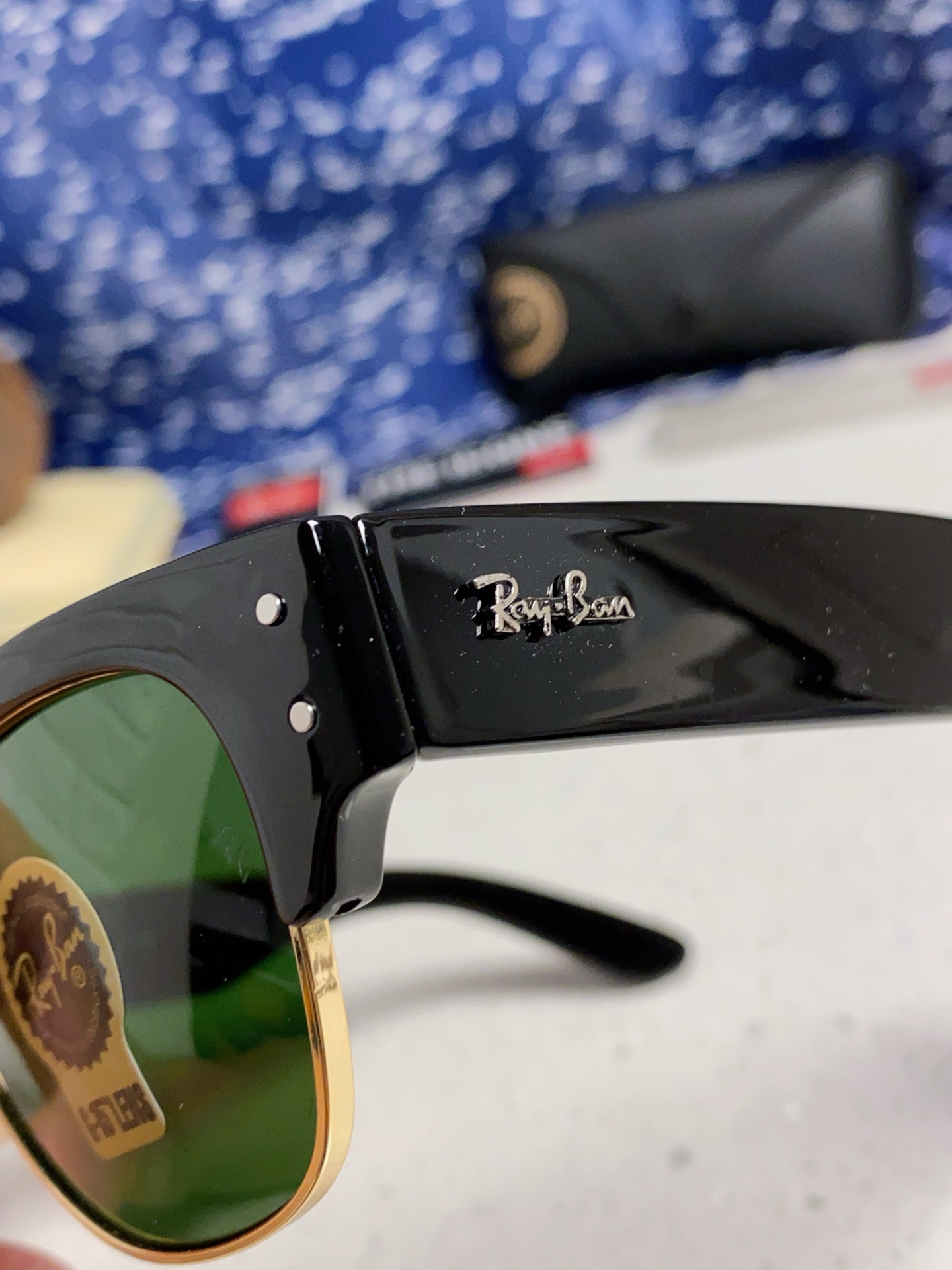  RayBan雷朋 2025新款太阳镜 复古时尚眉线框男女潮流墨镜开车遮阳镜 RB0316S Size5