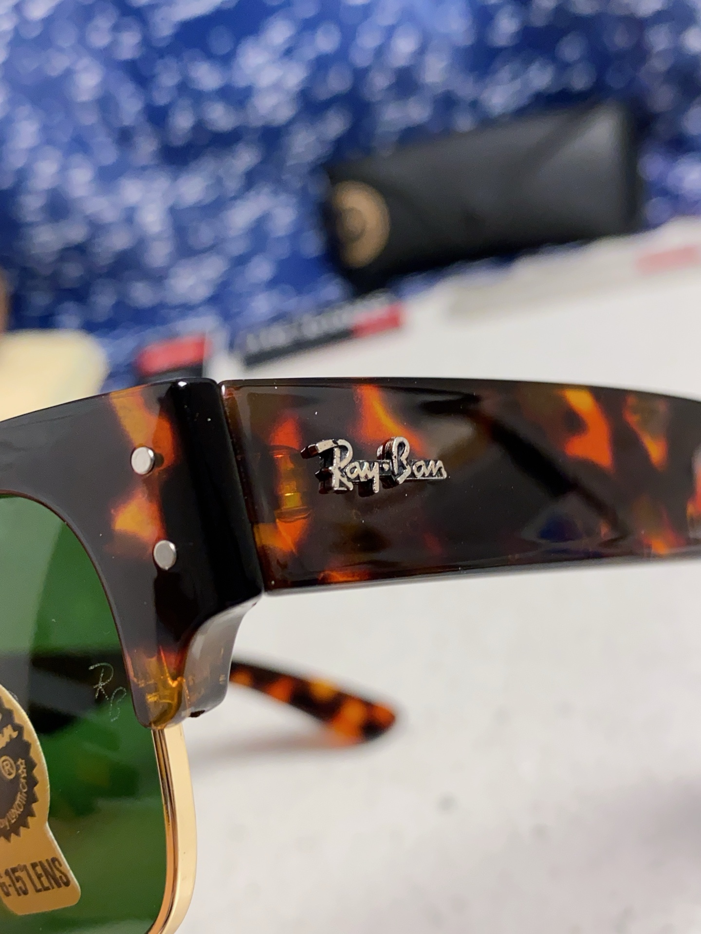  RayBan雷朋 2025新款太阳镜 复古时尚眉线框男女潮流墨镜开车遮阳镜 RB0316S Size5