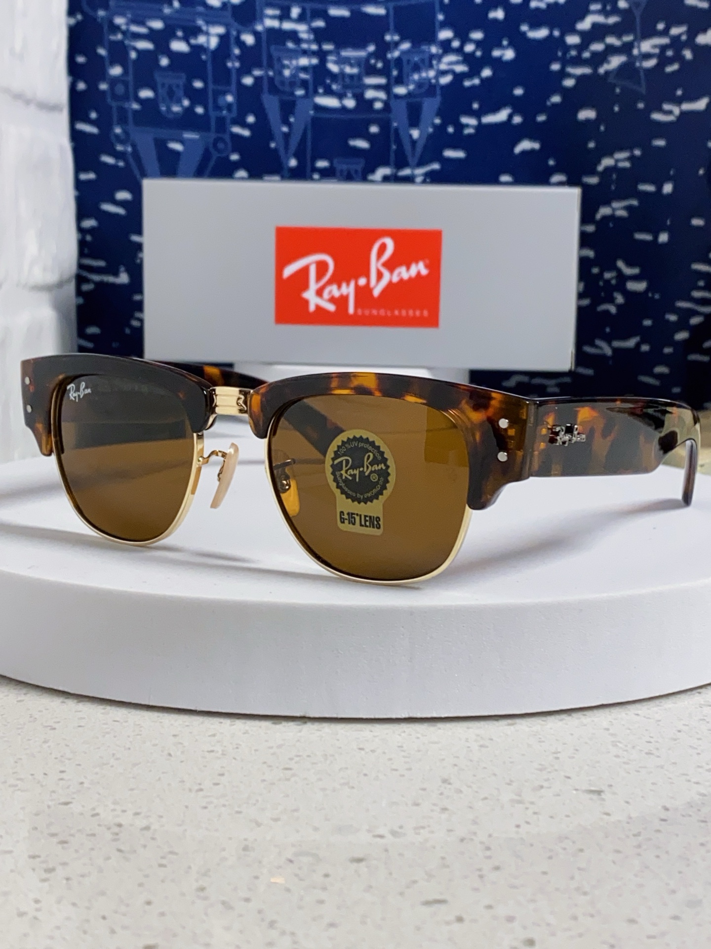  RayBan雷朋 2025新款太阳镜 复古时尚眉线框男女潮流墨镜开车遮阳镜 RB0316S Size5
