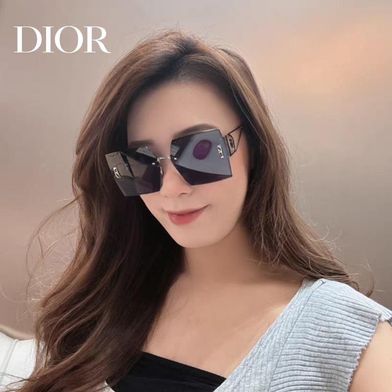 Dior迪奥墨镜女新款 30MONTAIGNE S7U大方形无框太阳眼镜男女通用