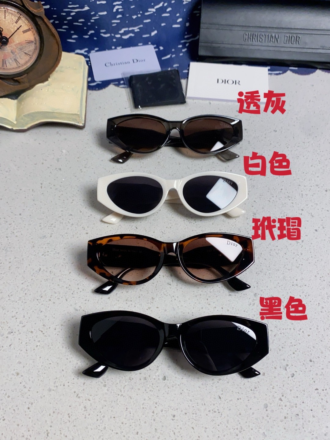  Dior迪奥 2025新款太阳眼镜 旅行遮阳墨镜30MONTAIGNE 防紫外线个性复古大气女士偏光墨