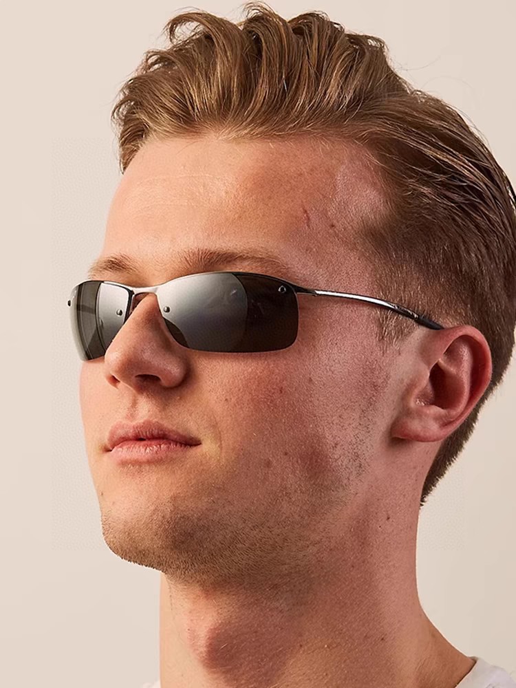  RayBan雷朋太阳镜新款正品级 休闲男士 偏光司机拉风网红同款型男墨镜 超轻弹簧腿 RB3183 S