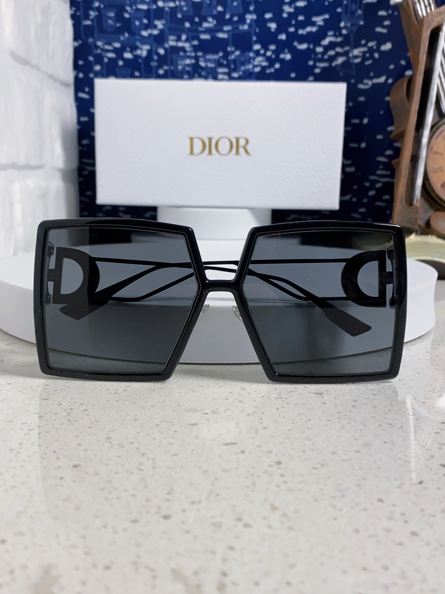 Dior迪奥 2025新款刘嘉玲小红书李艾杨颖女同款D家 个性方形太阳墨镜高级感墨镜女款防紫外线防晒适