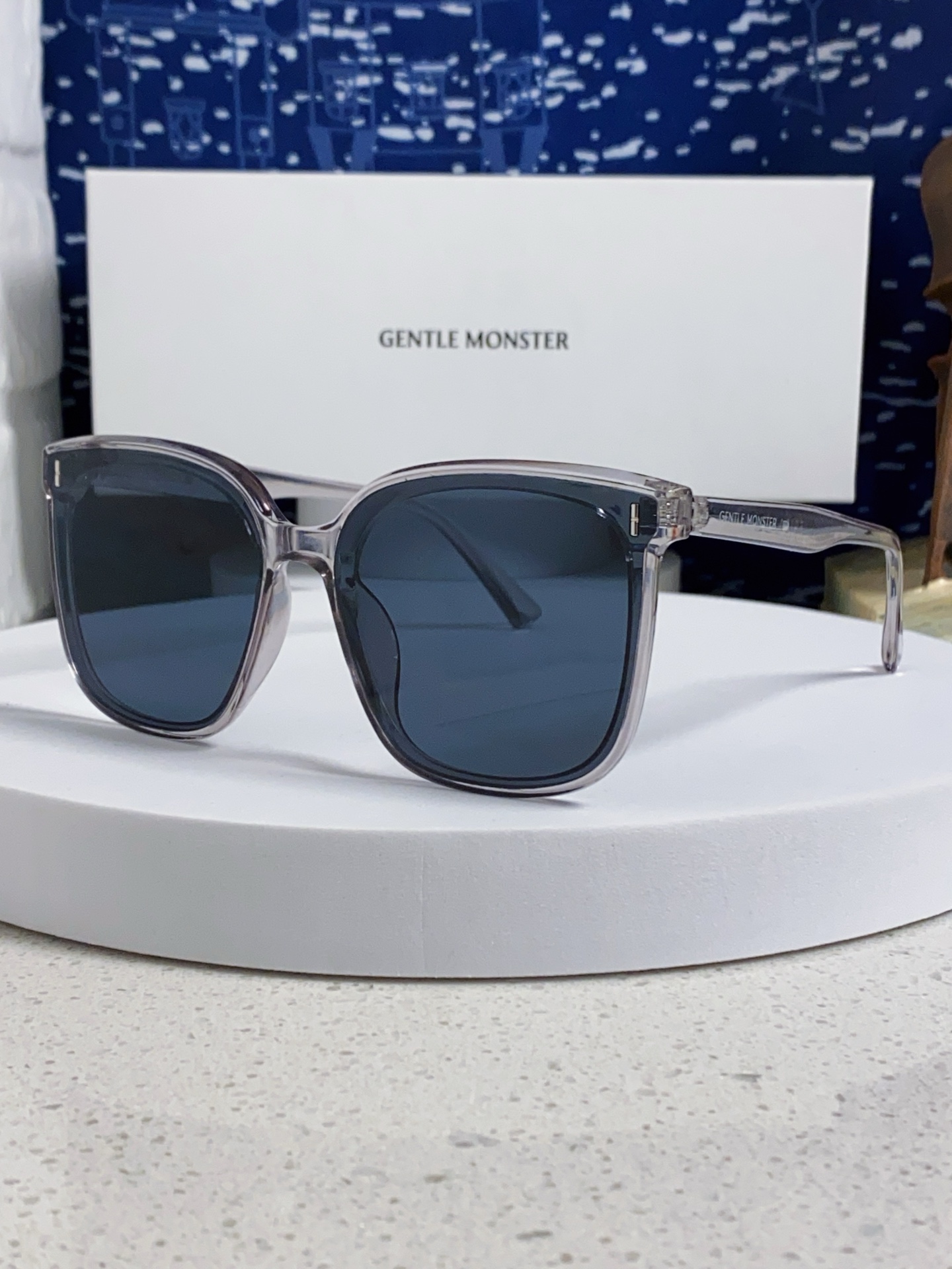   Gentle Moster(GM)  2025新款韩国V牌 女士墨镜小红书同款太阳镜男大框大脸显瘦 