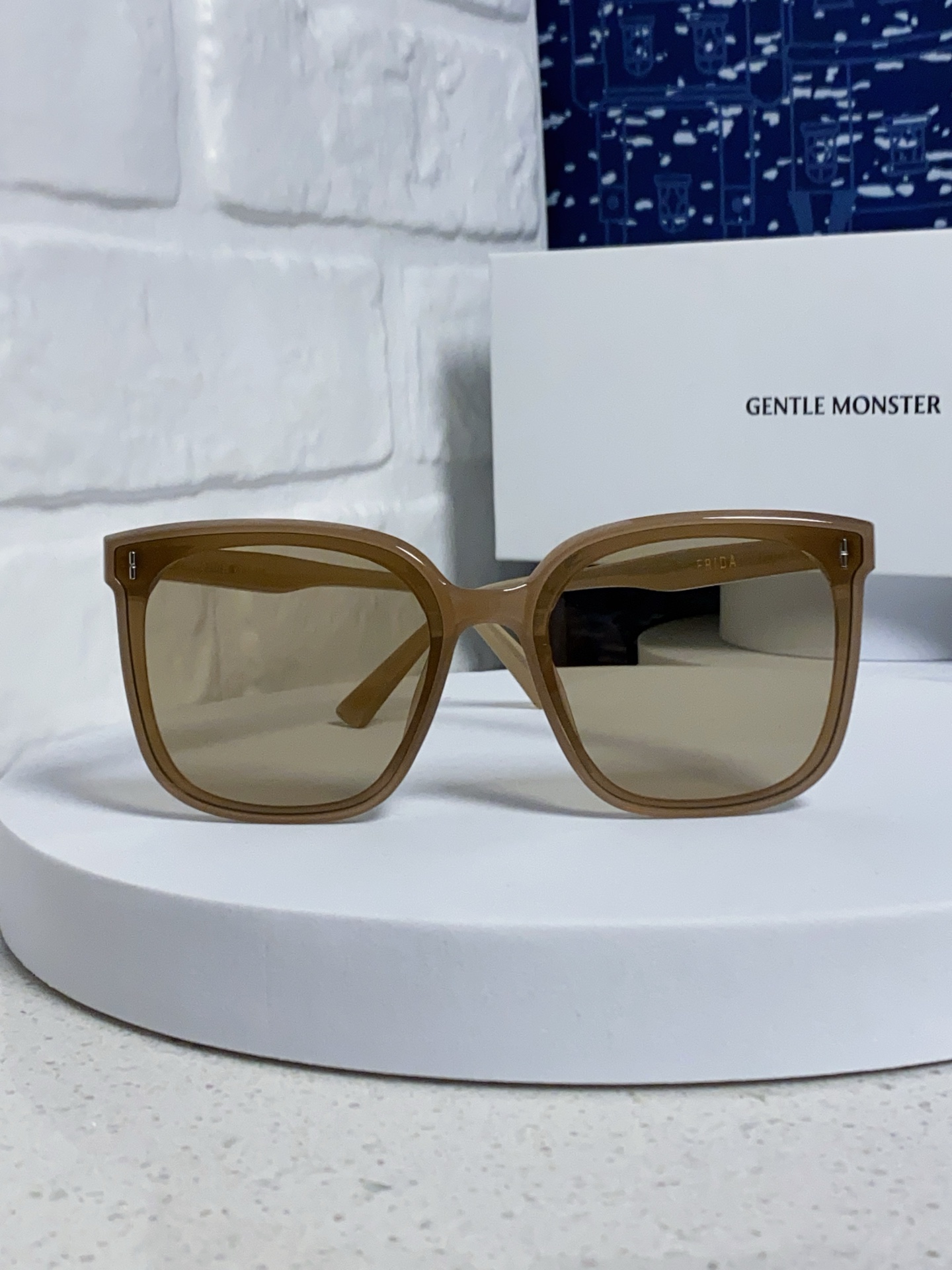   Gentle Moster(GM)  2025新款韩国V牌 女士墨镜小红书同款太阳镜男大框大脸显瘦 