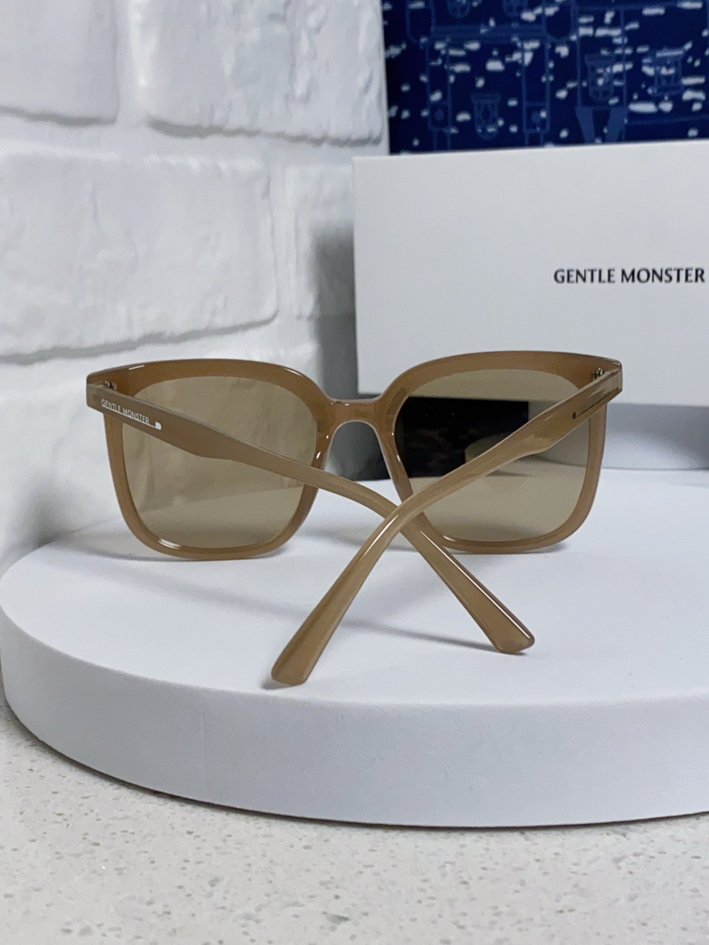   Gentle Moster(GM)  2025新款韩国V牌 女士墨镜小红书同款太阳镜男大框大脸显瘦 
