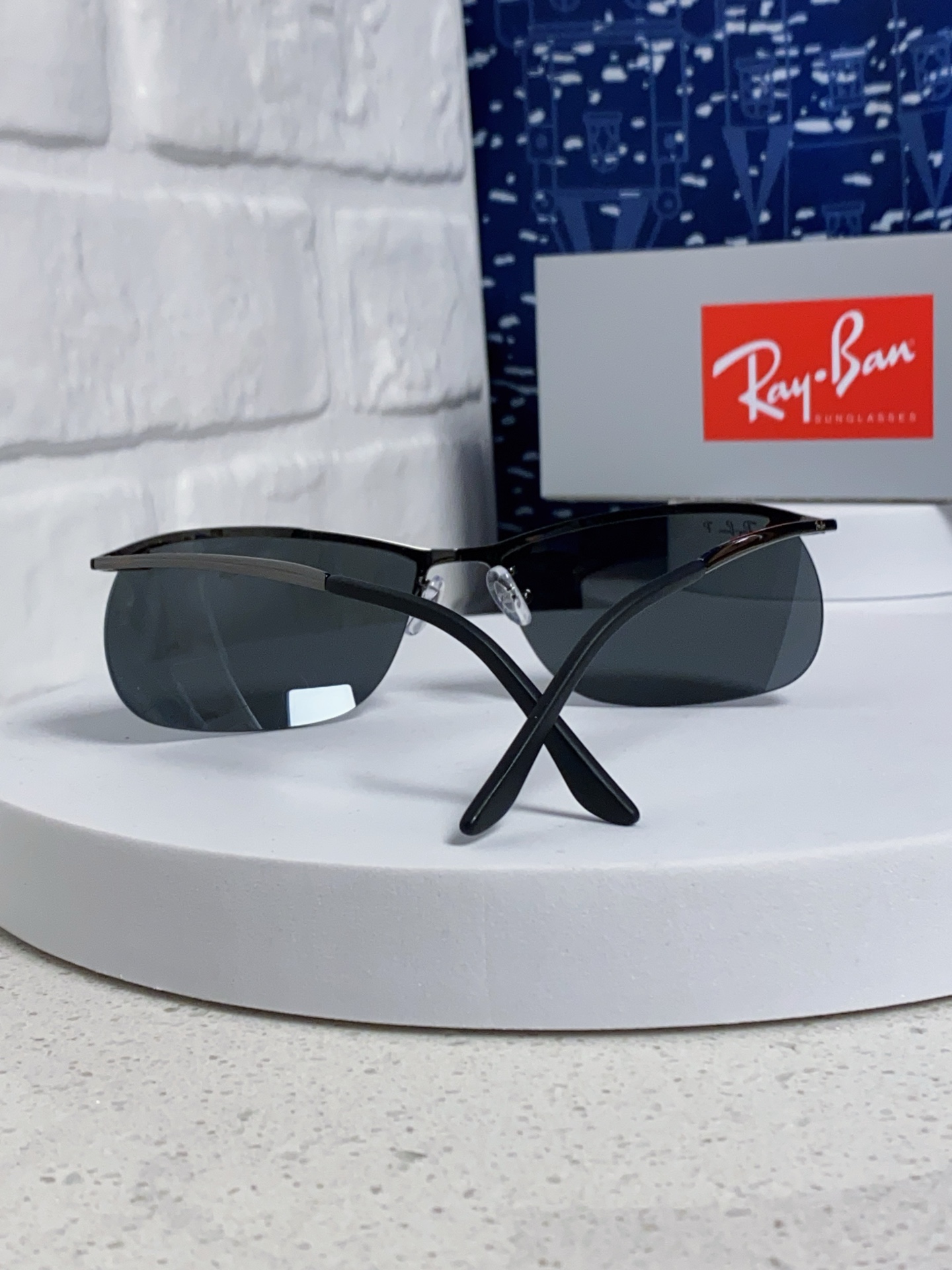  RayBan雷朋太阳镜新款正品级 休闲男士 偏光司机拉风网红同款型男墨镜 超轻弹簧腿 RB3183 S