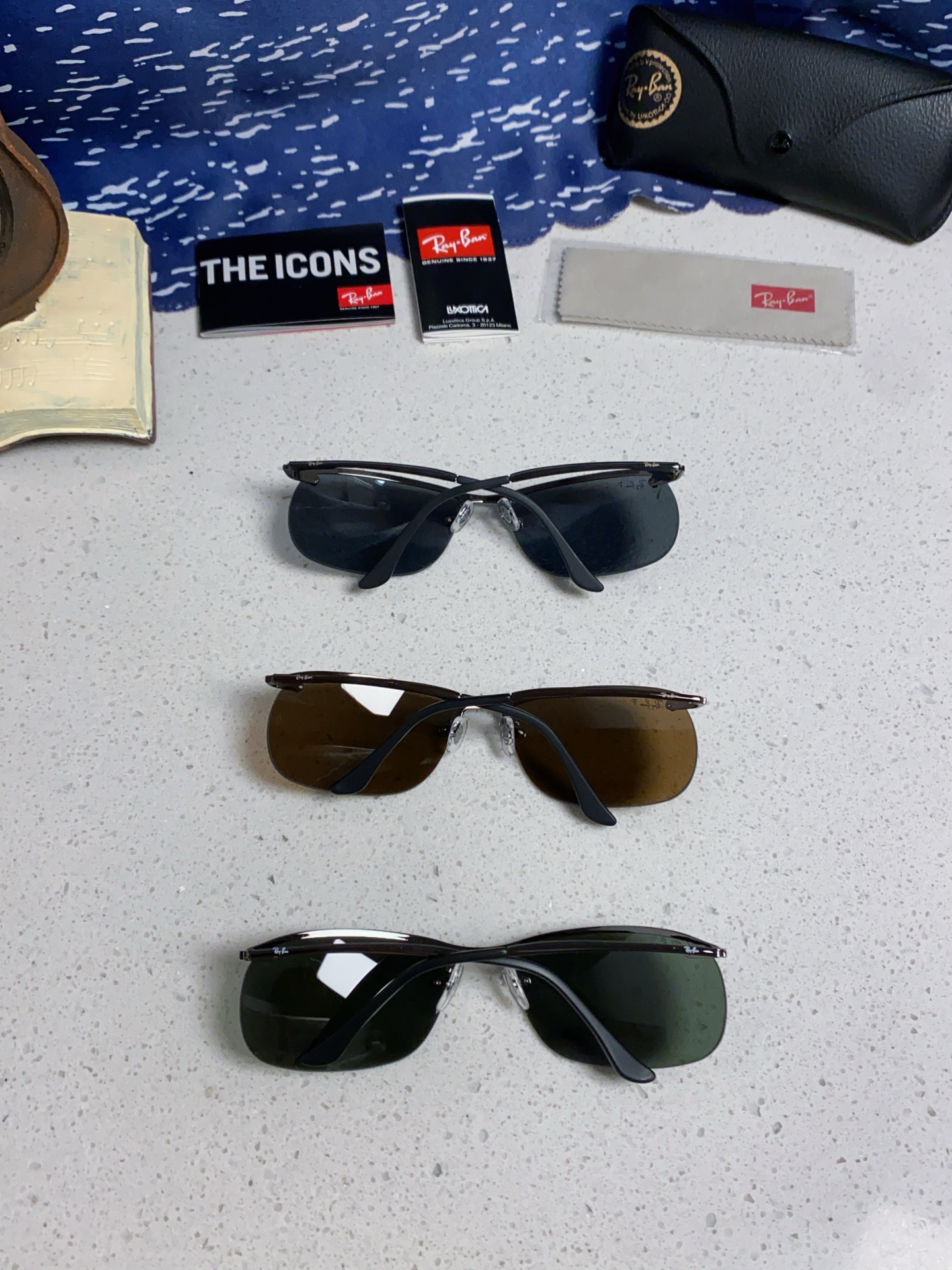  RayBan雷朋太阳镜新款正品级 休闲男士 偏光司机拉风网红同款型男墨镜 超轻弹簧腿 RB3183 S