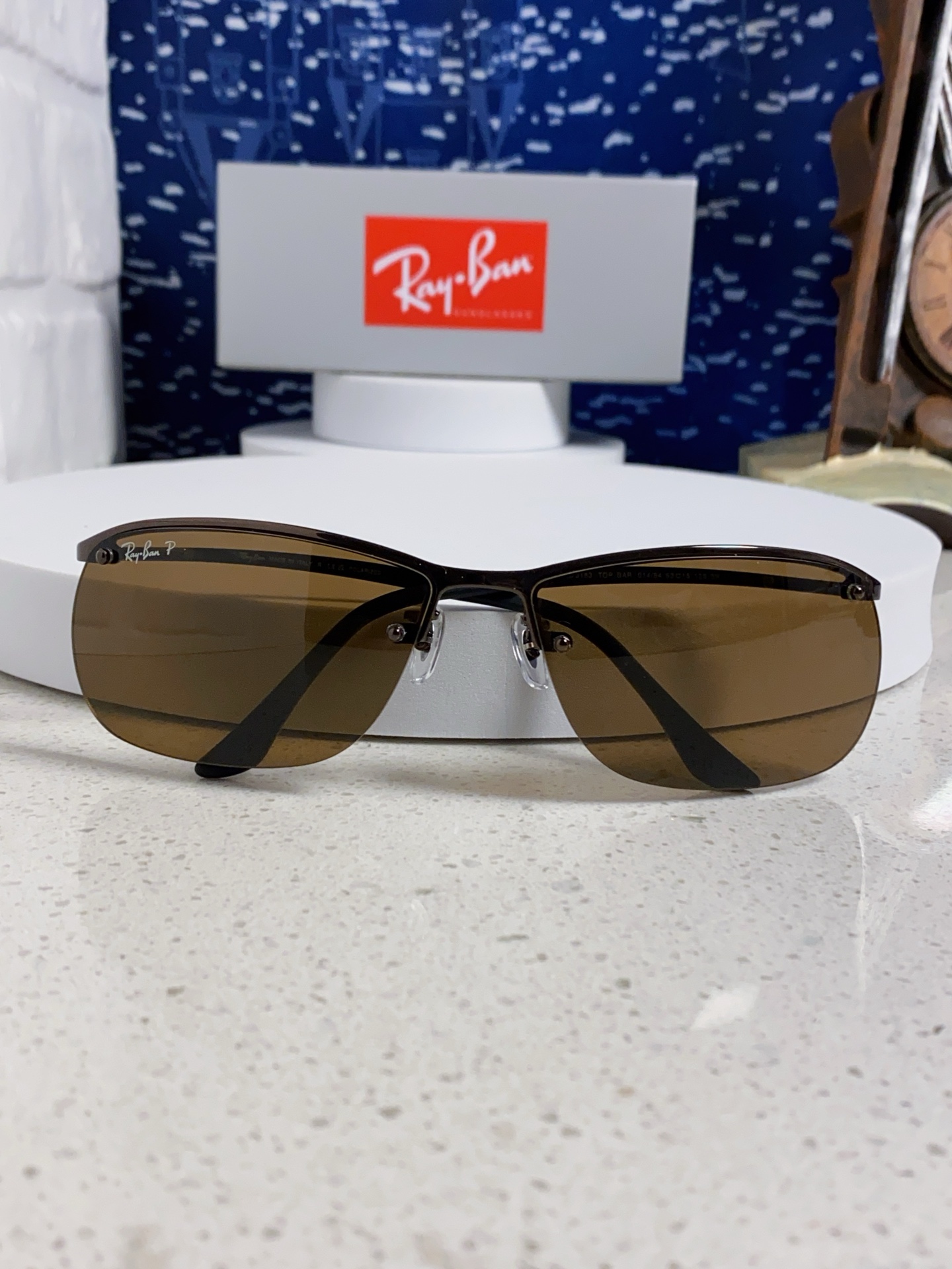  RayBan雷朋太阳镜新款正品级 休闲男士 偏光司机拉风网红同款型男墨镜 超轻弹簧腿 RB3183 S