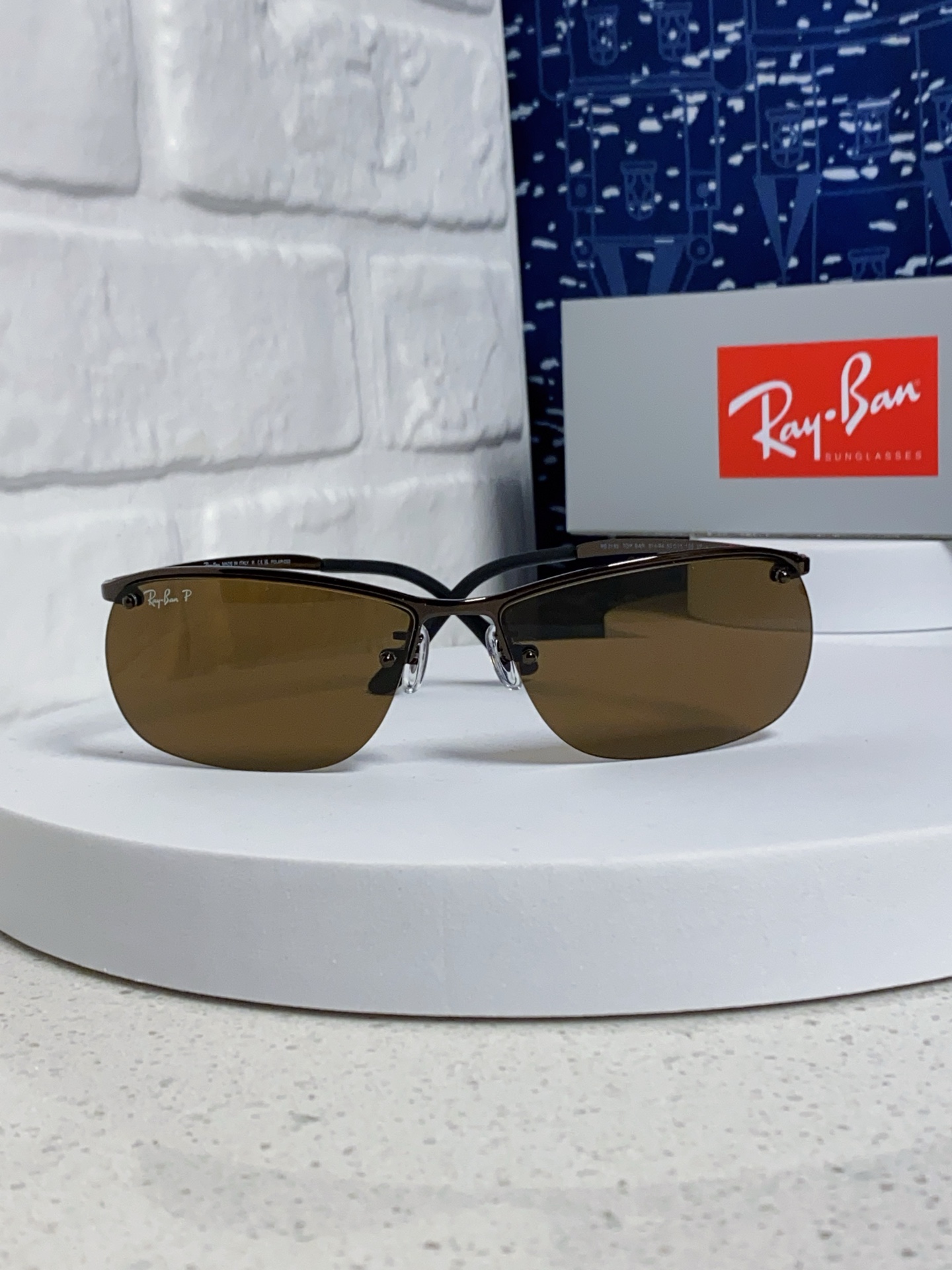  RayBan雷朋太阳镜新款正品级 休闲男士 偏光司机拉风网红同款型男墨镜 超轻弹簧腿 RB3183 S