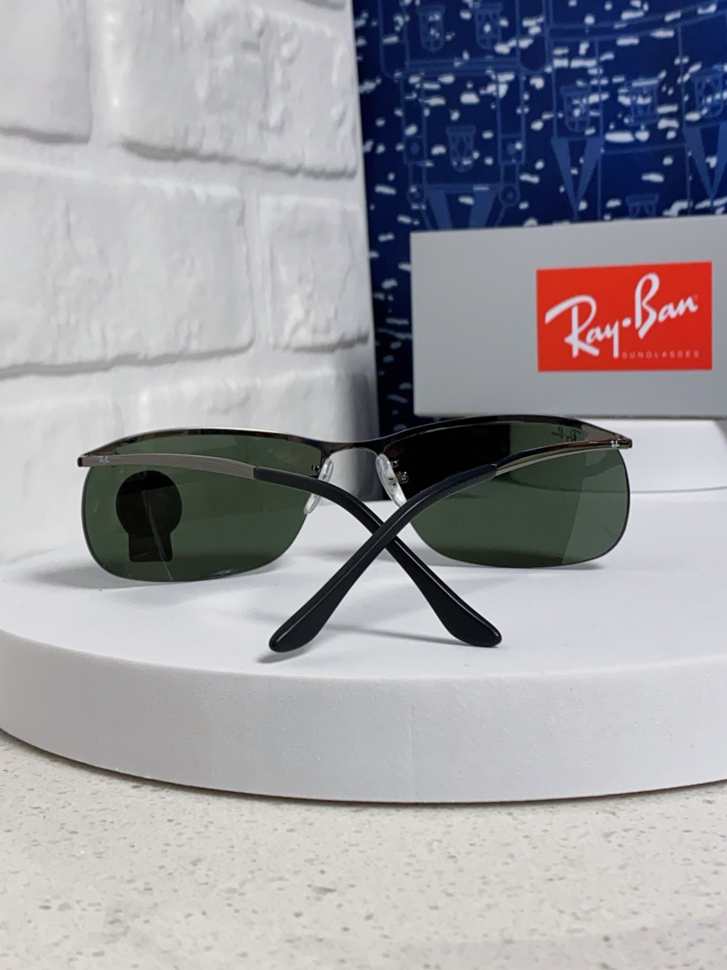  RayBan雷朋太阳镜新款正品级 休闲男士 偏光司机拉风网红同款型男墨镜 超轻弹簧腿 RB3183 S
