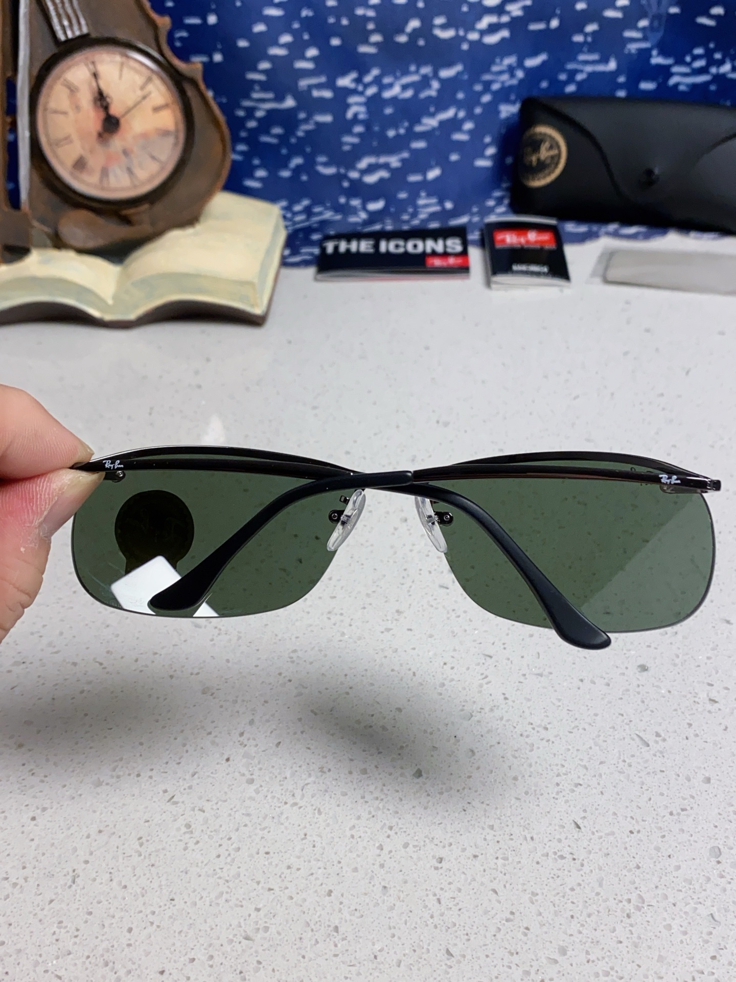  RayBan雷朋太阳镜新款正品级 休闲男士 偏光司机拉风网红同款型男墨镜 超轻弹簧腿 RB3183 S