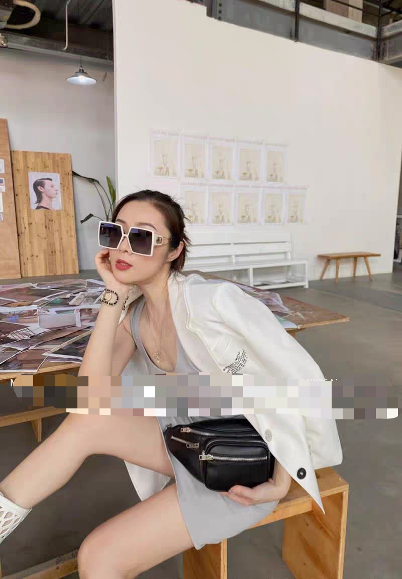  Dior迪奥 2025新款刘嘉玲小红书李艾杨颖女同款D家 个性方形太阳墨镜高级感墨镜女款防紫外线防晒适