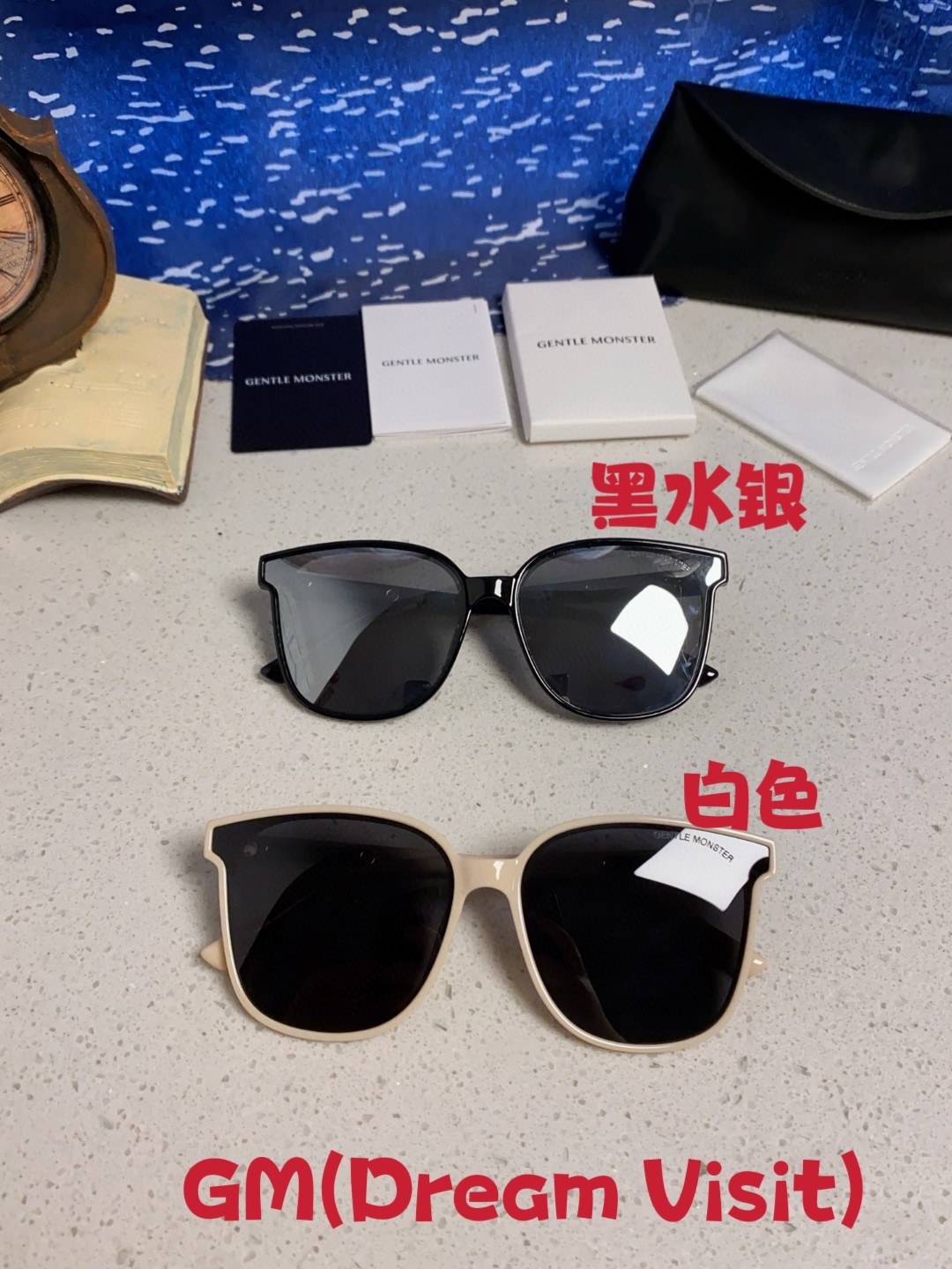   Gentle Moster(GM) 新款李易峰 秦岚同款墨镜 gm太阳眼镜男女网红同款韩版太阳镜防紫