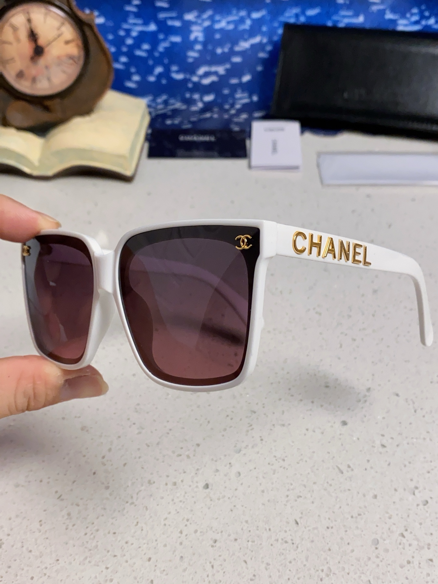  Chanel香奈儿 新款太阳镜女款高级感网红防紫外线大框显脸小红书香墨镜女士