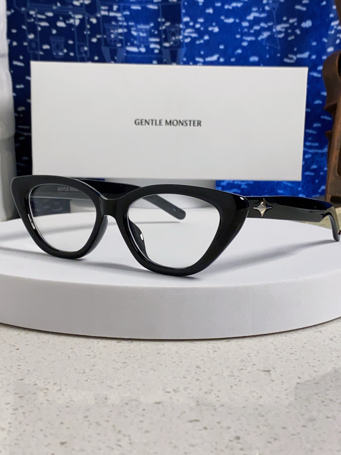  Gentle Moster(GM)  2025新款欧美风小框墨镜辣妹个性穿搭潮拍眼镜ins 猫眼太阳