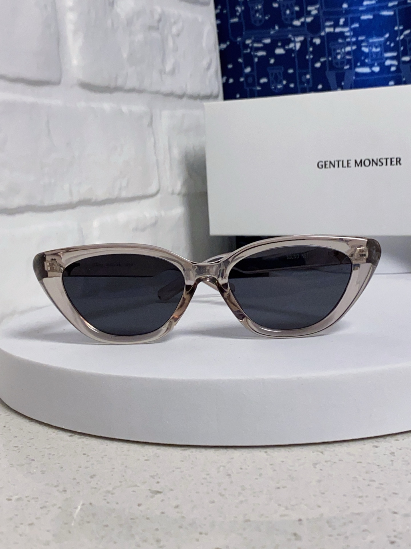  Gentle Moster(GM)  2025新款欧美风小框墨镜辣妹个性穿搭潮拍眼镜ins 猫眼太阳