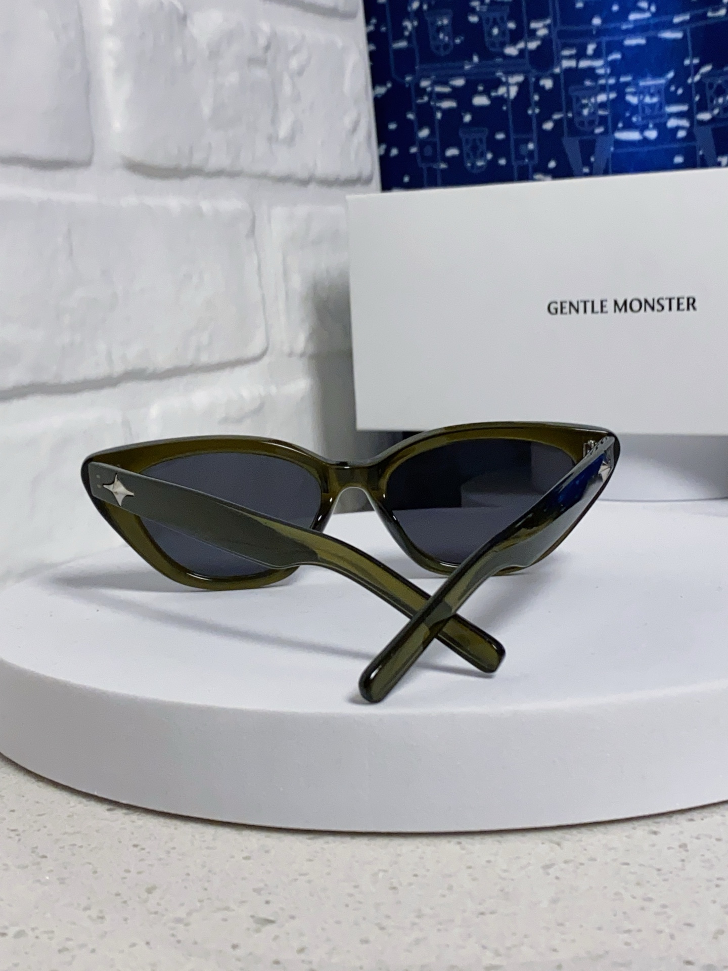   Gentle Moster(GM)  2025新款欧美风小框墨镜辣妹个性穿搭潮拍眼镜ins 猫眼太阳