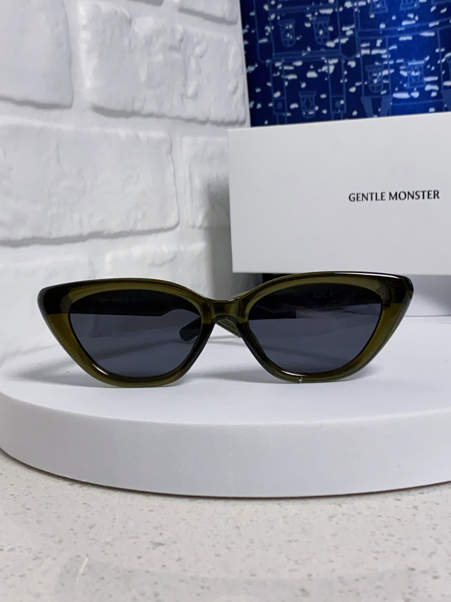   Gentle Moster(GM)  2025新款欧美风小框墨镜辣妹个性穿搭潮拍眼镜ins 猫眼太阳