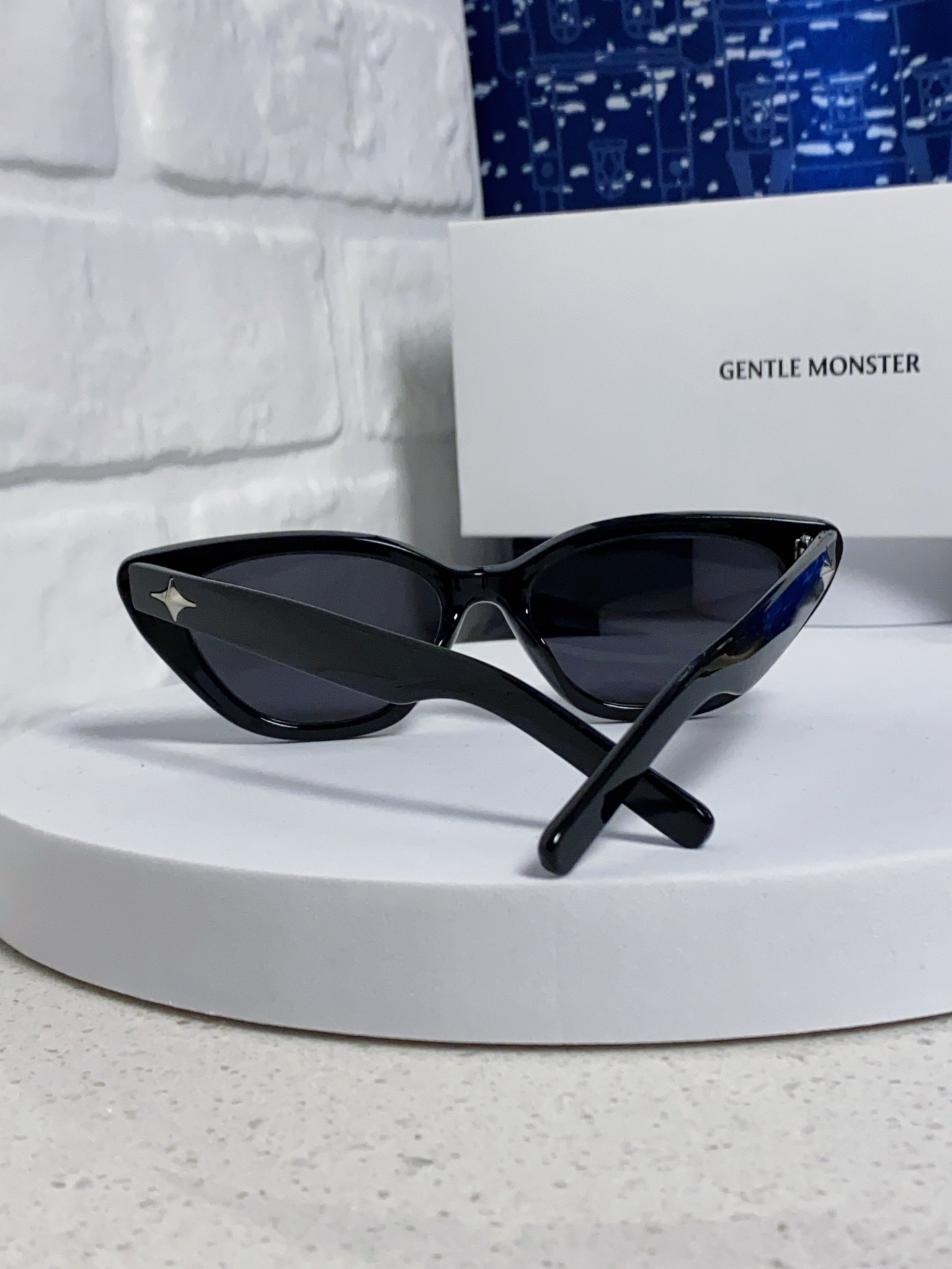  Gentle Moster(GM)  2025新款欧美风小框墨镜辣妹个性穿搭潮拍眼镜ins 猫眼太阳