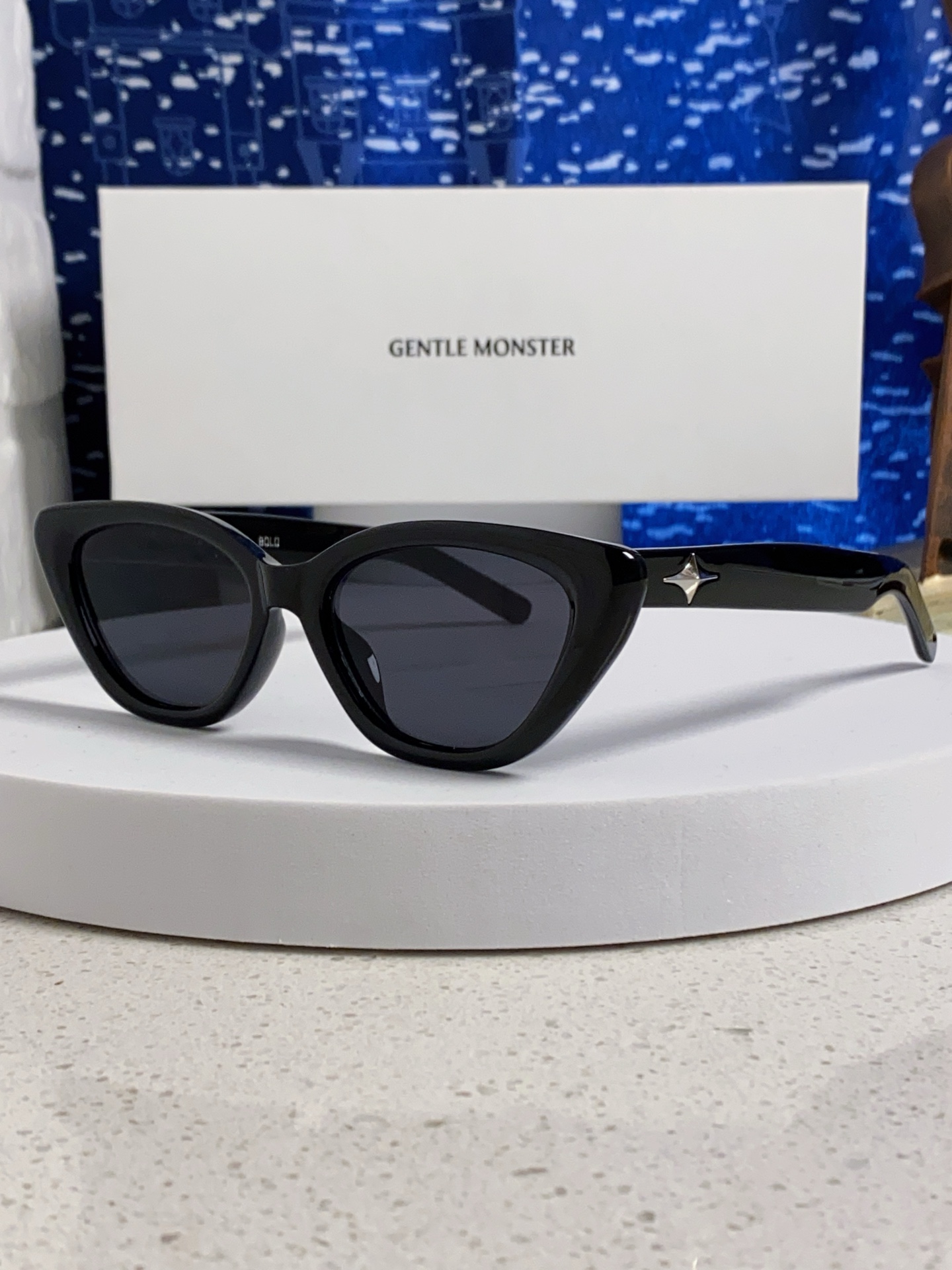   Gentle Moster(GM)  2025新款欧美风小框墨镜辣妹个性穿搭潮拍眼镜ins 猫眼太阳