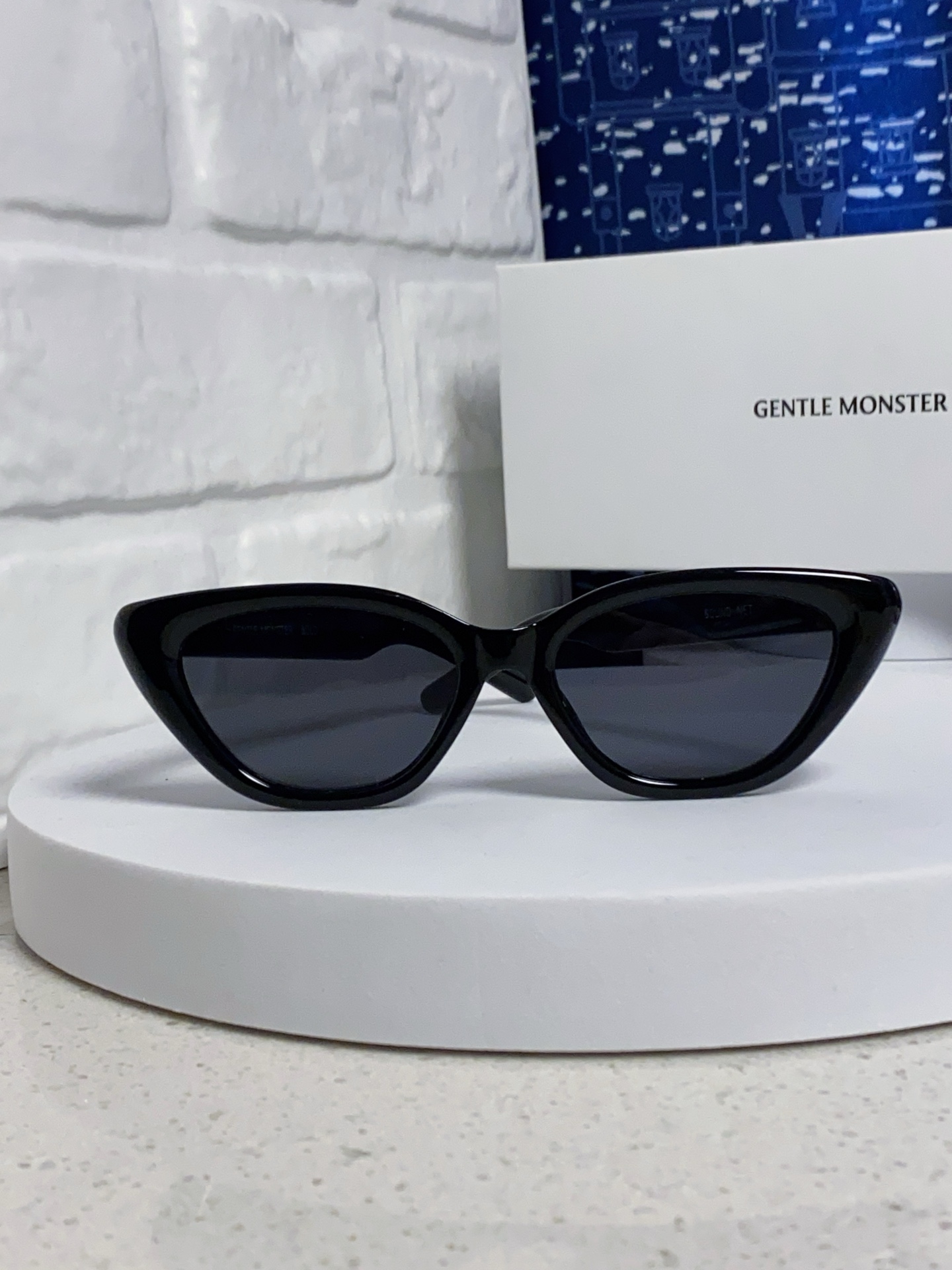   Gentle Moster(GM)  2025新款欧美风小框墨镜辣妹个性穿搭潮拍眼镜ins 猫眼太阳