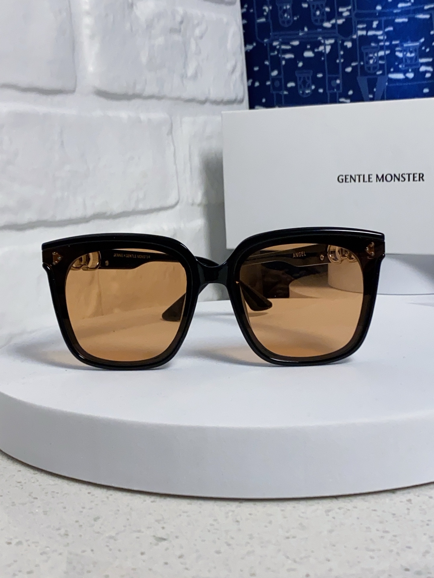   Gentle Moster(GM) jennie联名款GM墨镜女士2025新款高级感超大框太阳眼镜防