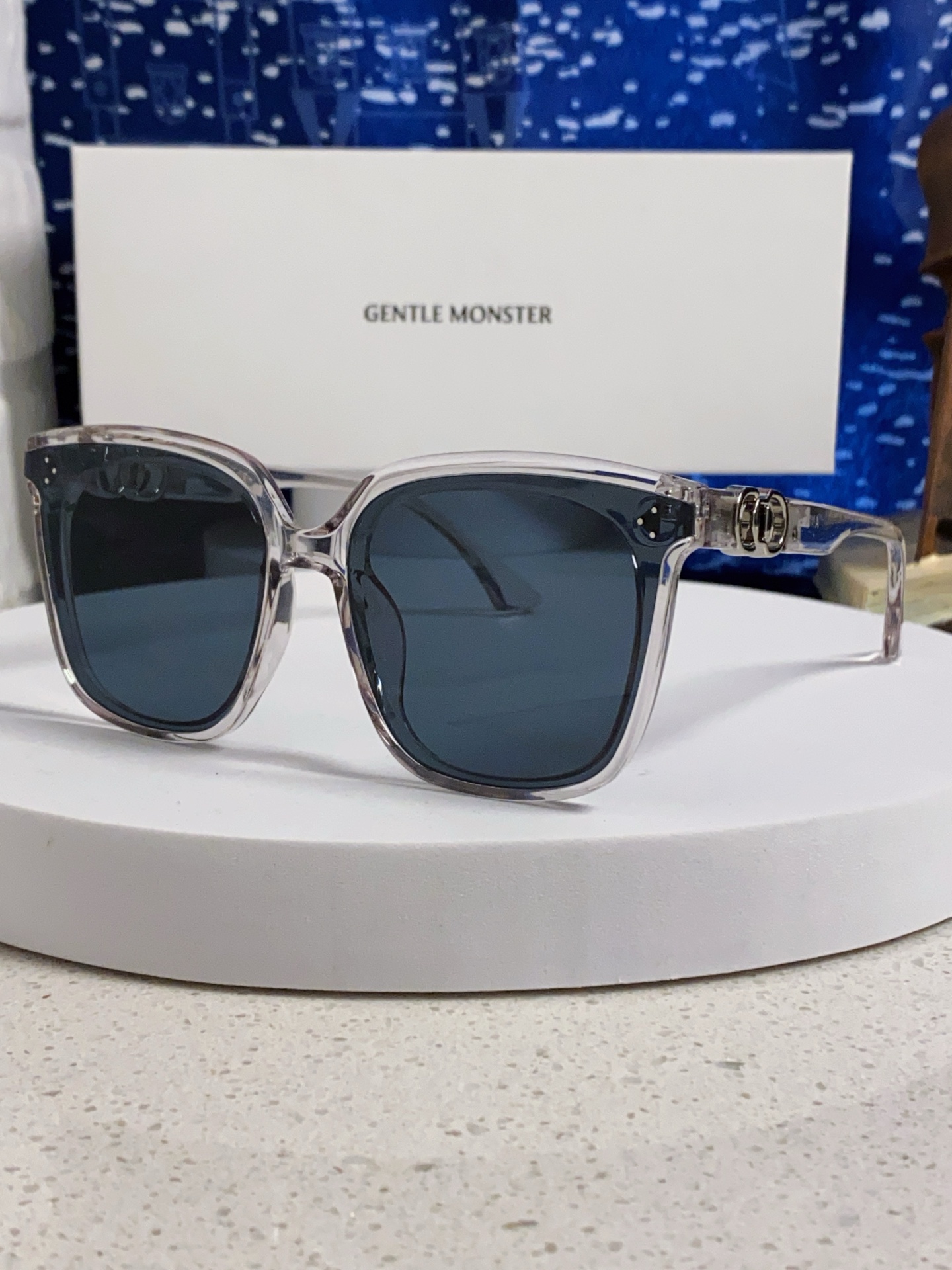   Gentle Moster(GM) jennie联名款GM墨镜女士2025新款高级感超大框太阳眼镜防