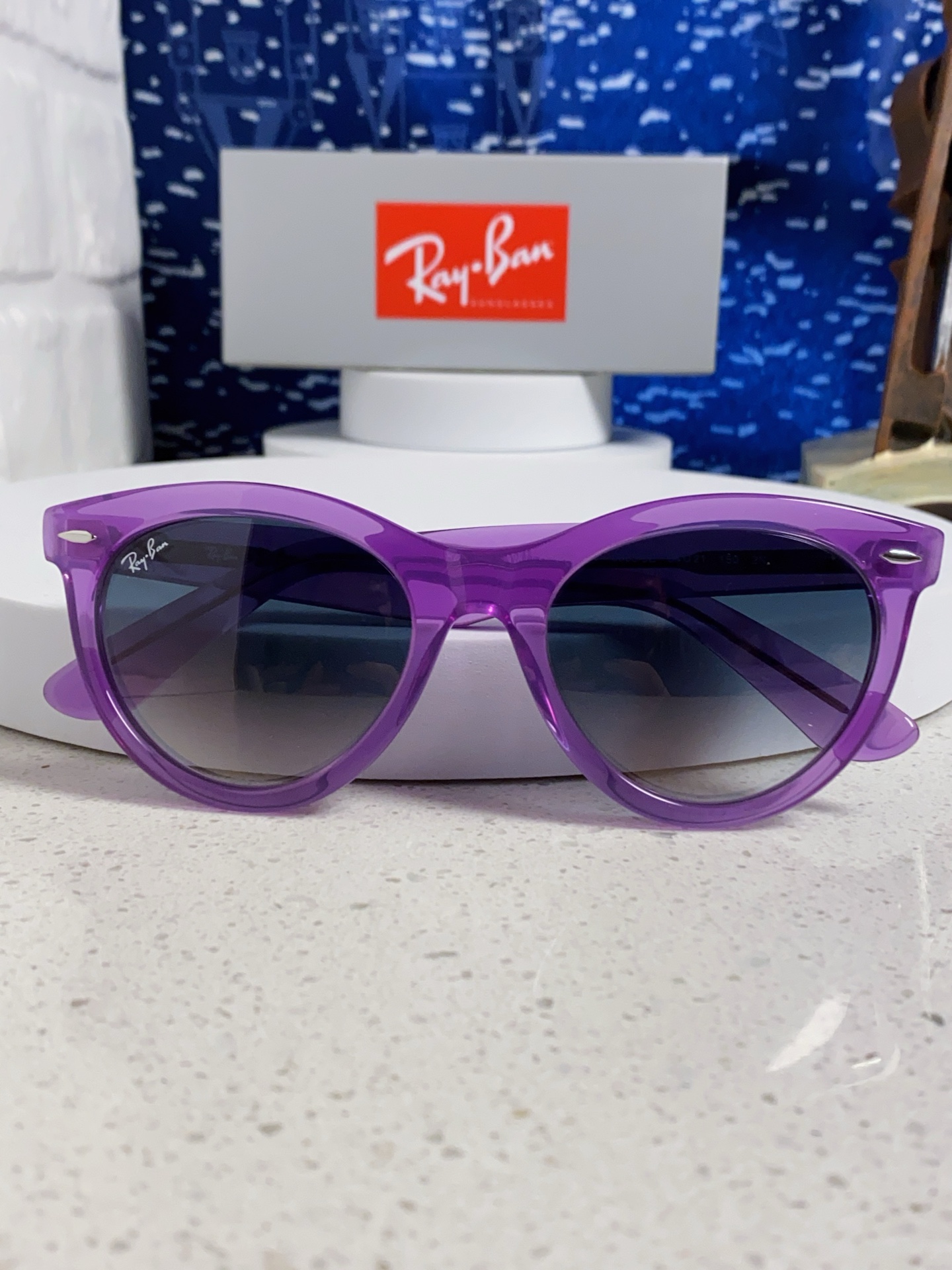  RayBan雷朋 2025新款王炸系列 太阳镜板材玻璃镜片眼镜黑色男女同款眼镜潮酷防晒墨镜 RB224