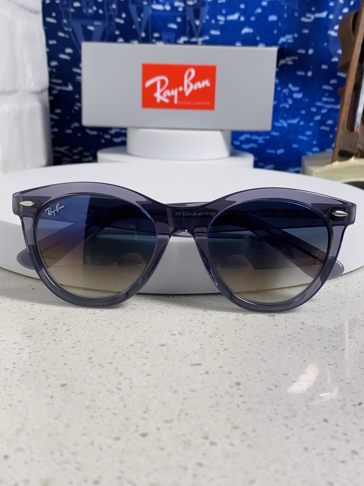 RayBan雷朋 2025新款王炸系列 太阳镜板材玻璃镜片眼镜黑色男女同款眼镜潮酷防晒墨镜 RB224