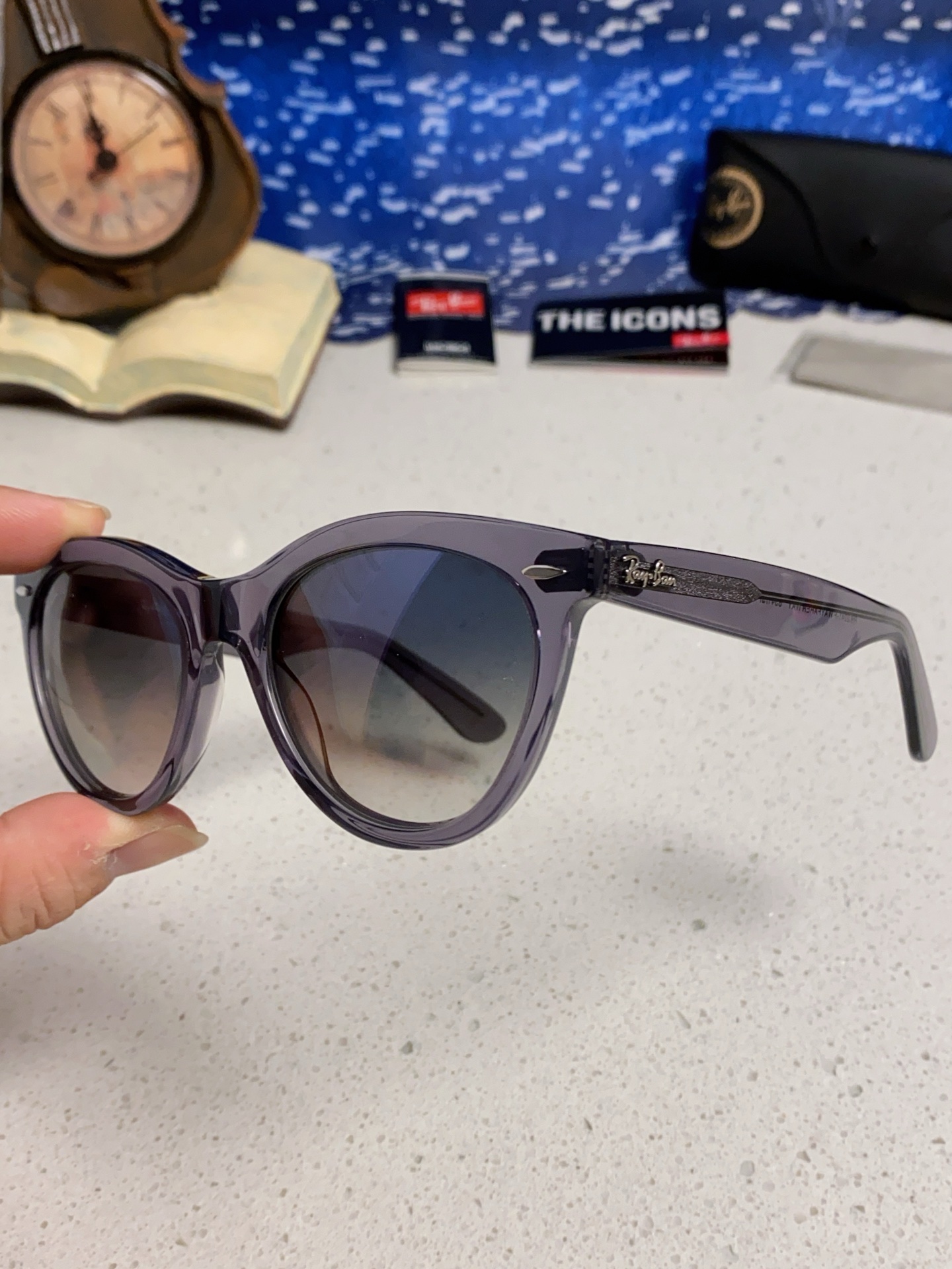  RayBan雷朋 2025新款王炸系列 太阳镜板材玻璃镜片眼镜黑色男女同款眼镜潮酷防晒墨镜 RB224