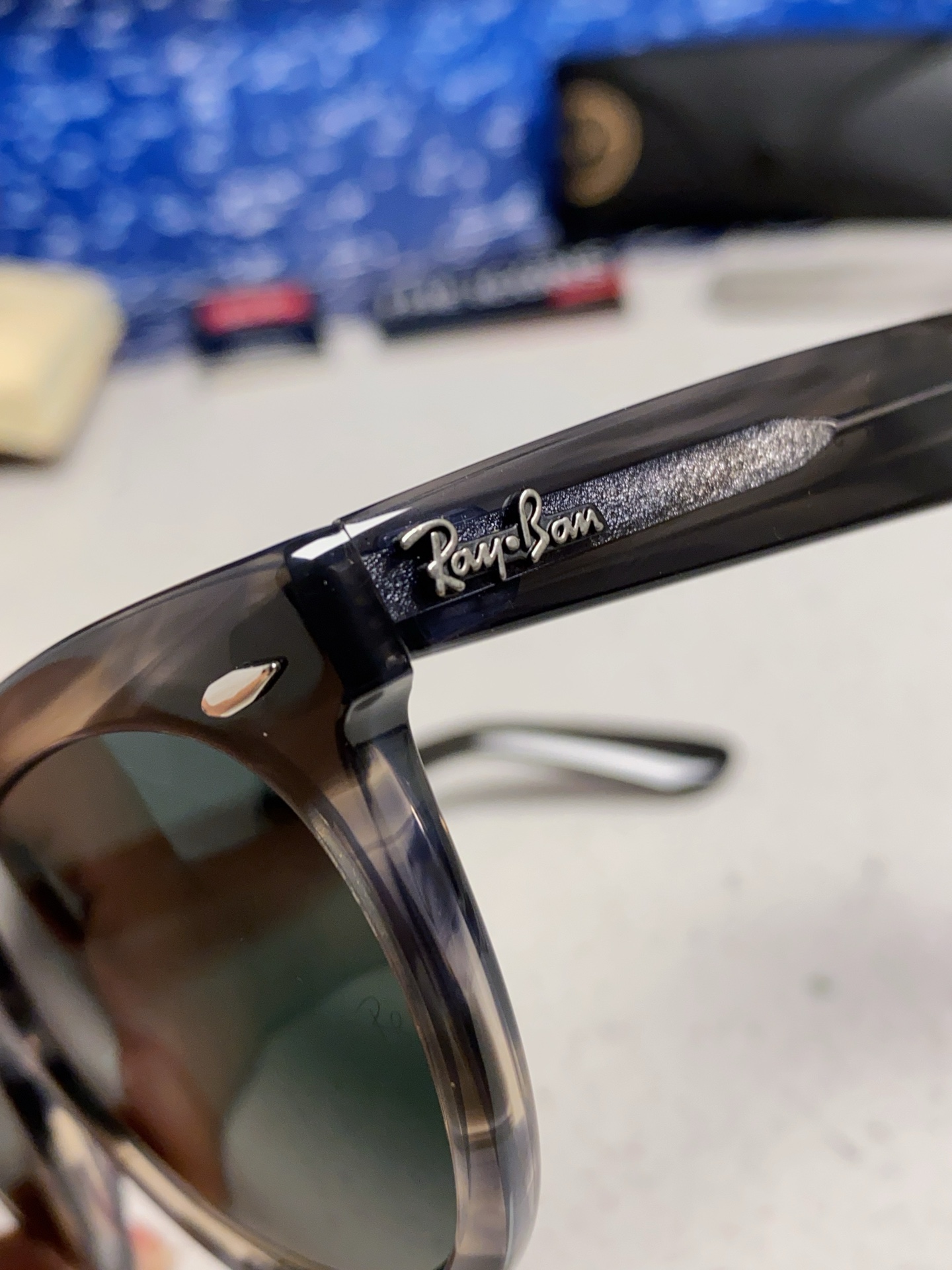  RayBan雷朋 2025新款王炸系列 太阳镜板材玻璃镜片眼镜黑色男女同款眼镜潮酷防晒墨镜 RB224