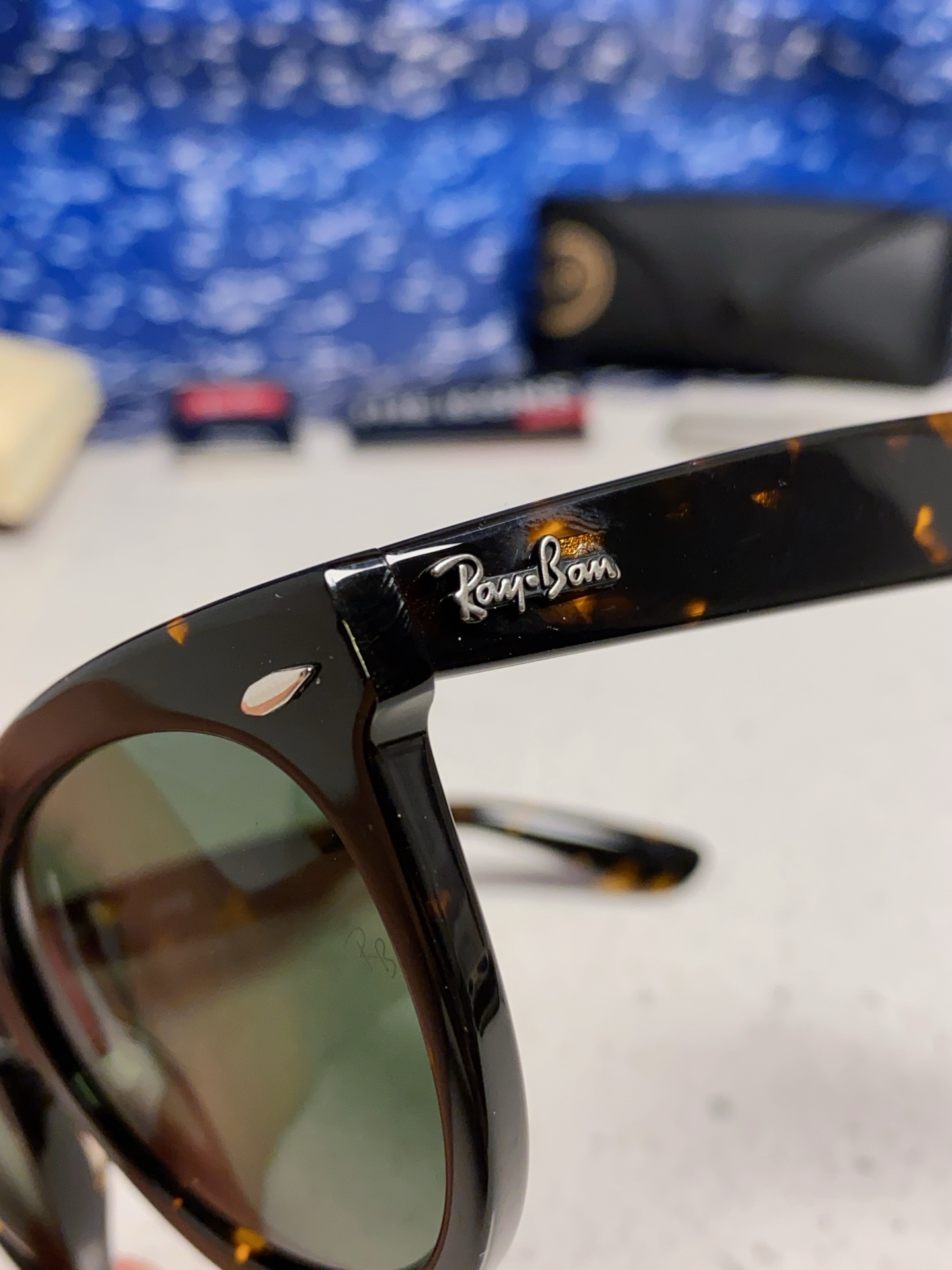  RayBan雷朋 2025新款王炸系列 太阳镜板材玻璃镜片眼镜黑色男女同款眼镜潮酷防晒墨镜 RB224