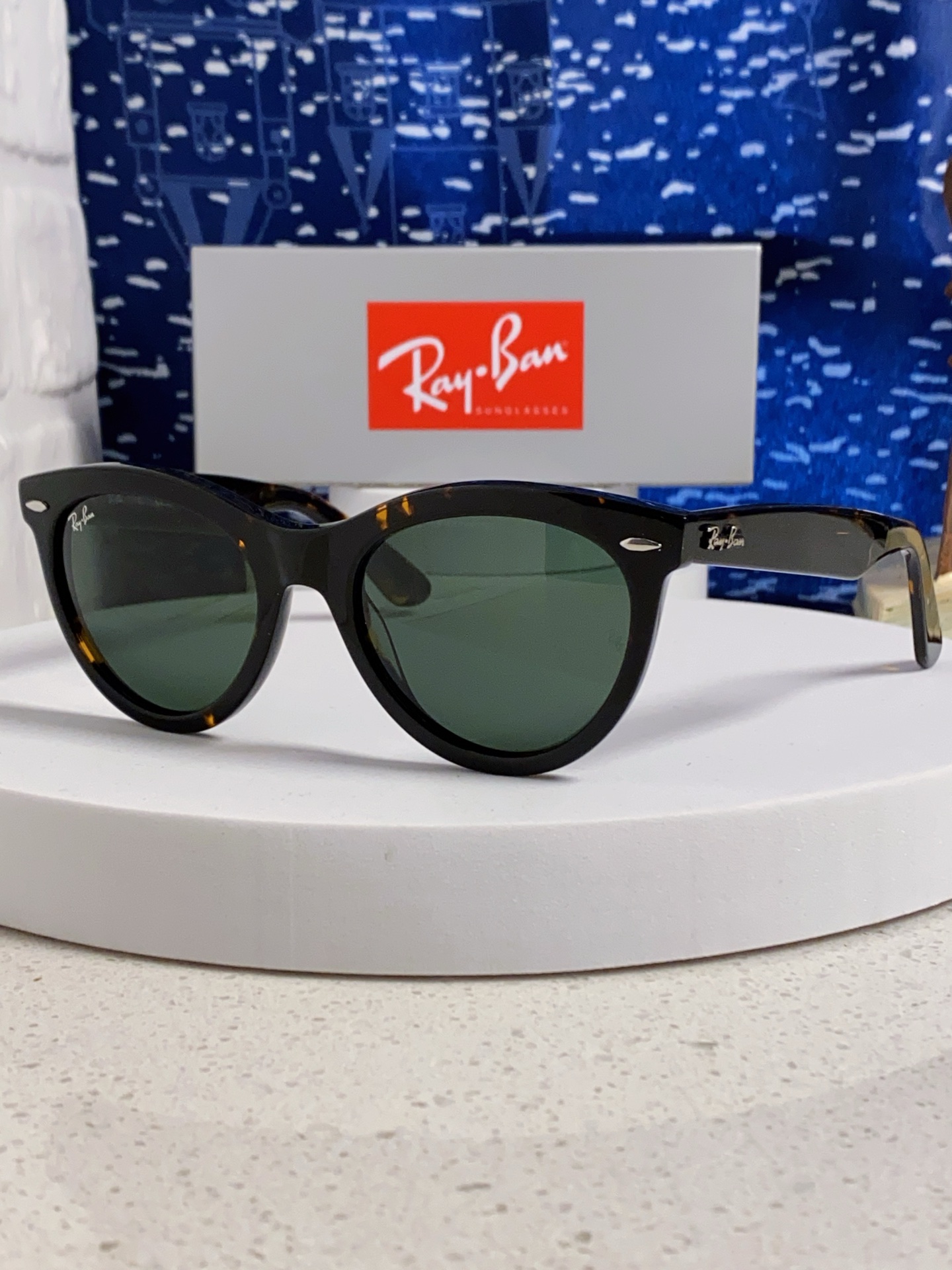  RayBan雷朋 2025新款王炸系列 太阳镜板材玻璃镜片眼镜黑色男女同款眼镜潮酷防晒墨镜 RB224