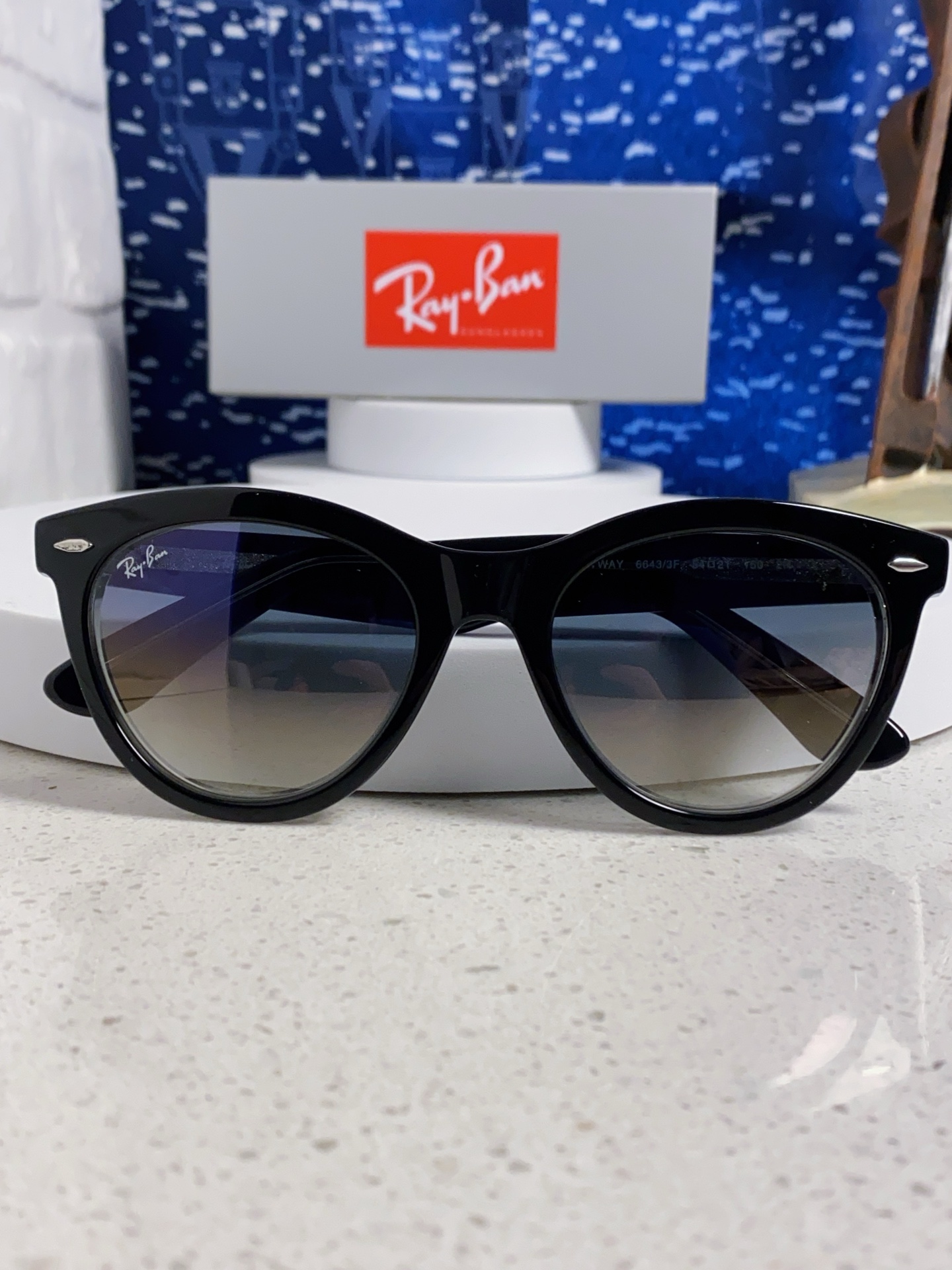  RayBan雷朋 2025新款王炸系列 太阳镜板材玻璃镜片眼镜黑色男女同款眼镜潮酷防晒墨镜 RB224