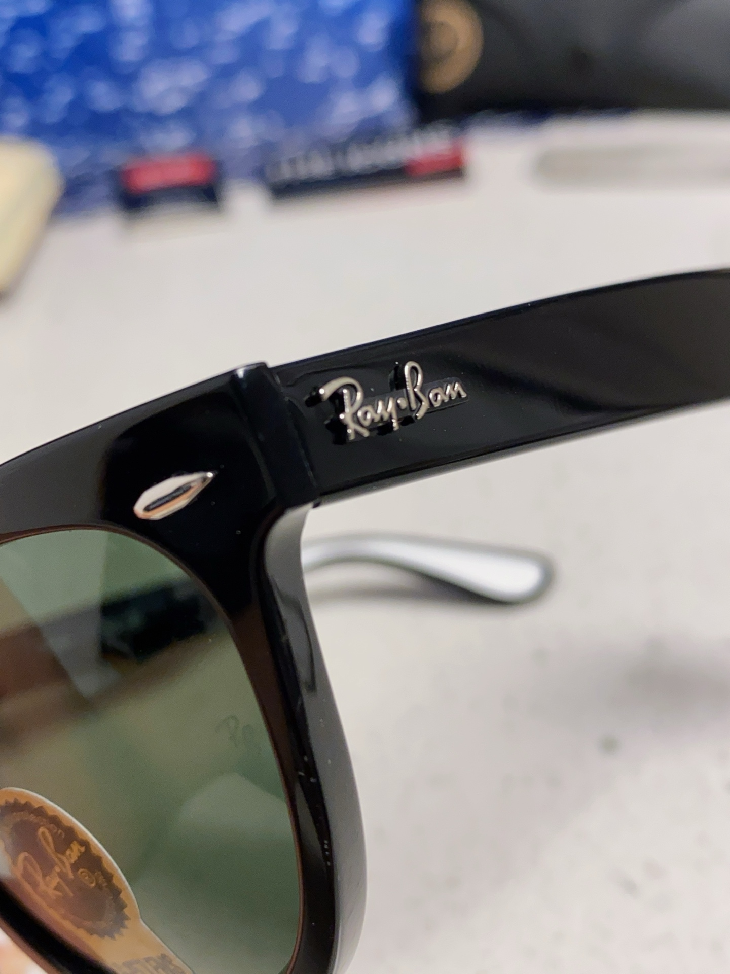  RayBan雷朋 2025新款王炸系列 太阳镜板材玻璃镜片眼镜黑色男女同款眼镜潮酷防晒墨镜 RB224