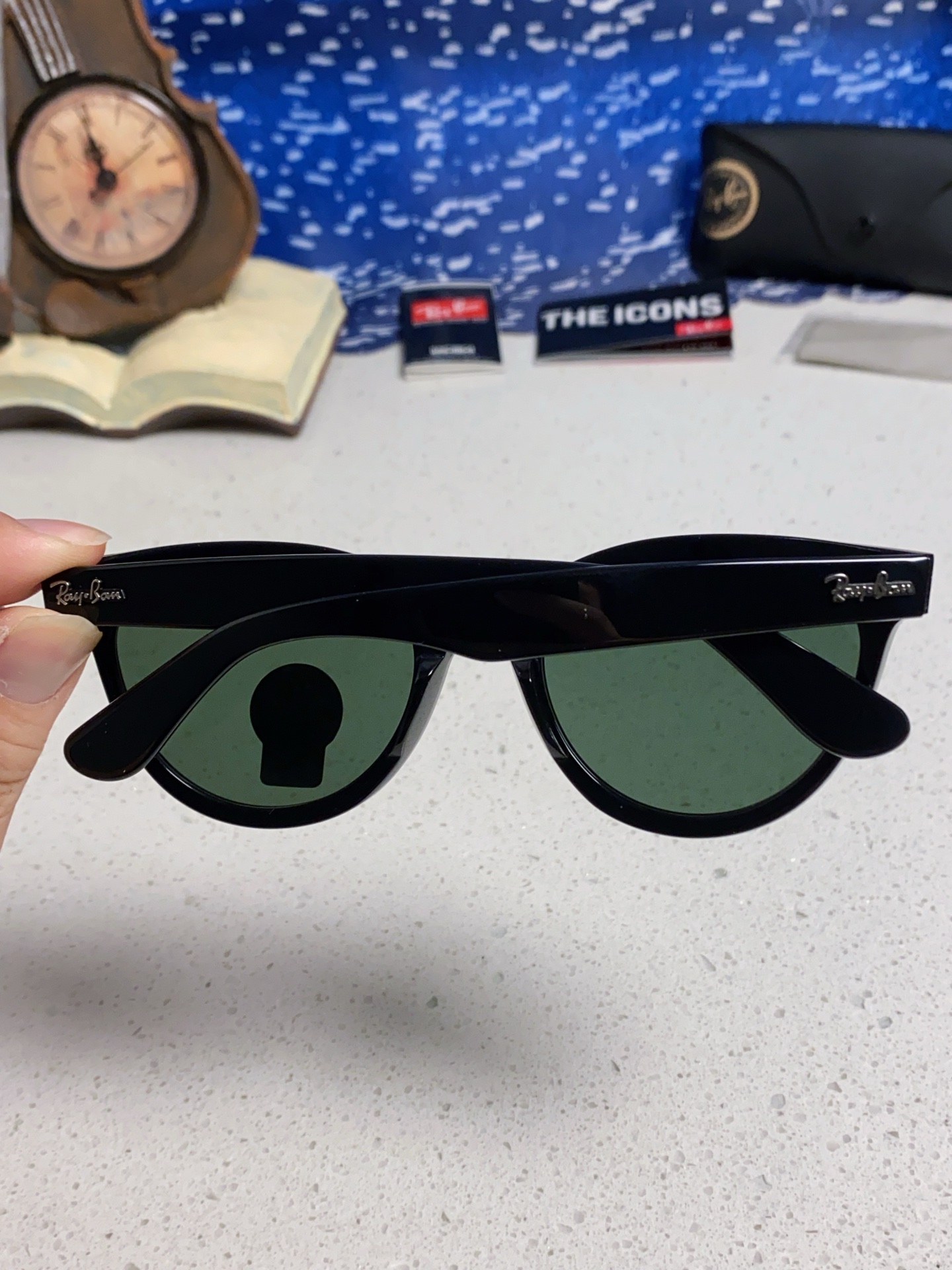  RayBan雷朋 2025新款王炸系列 太阳镜板材玻璃镜片眼镜黑色男女同款眼镜潮酷防晒墨镜 RB224