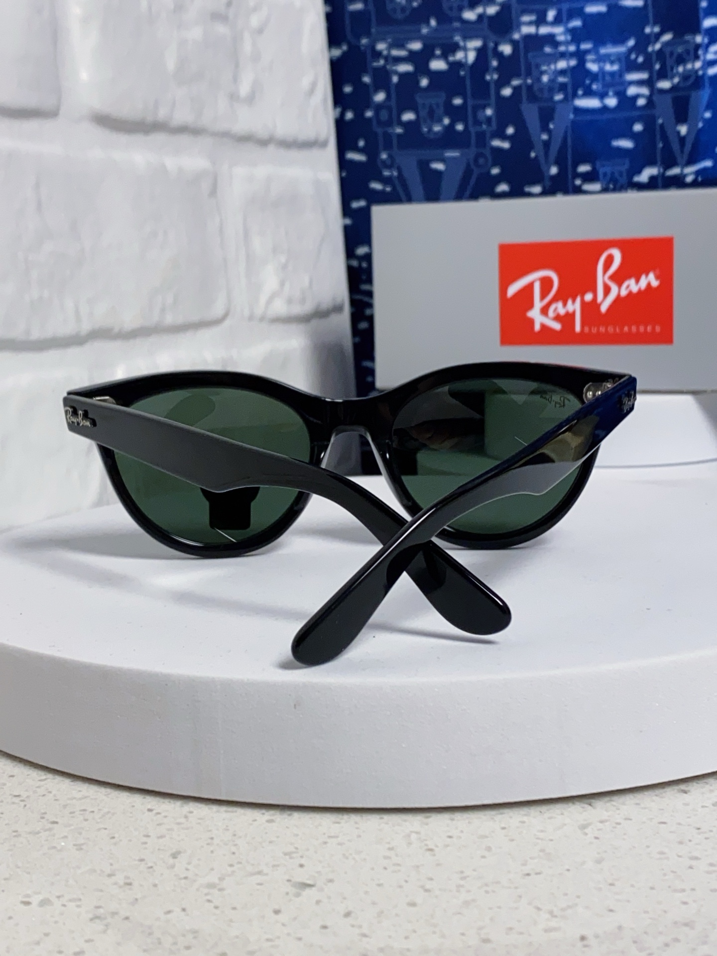  RayBan雷朋 2025新款王炸系列 太阳镜板材玻璃镜片眼镜黑色男女同款眼镜潮酷防晒墨镜 RB224