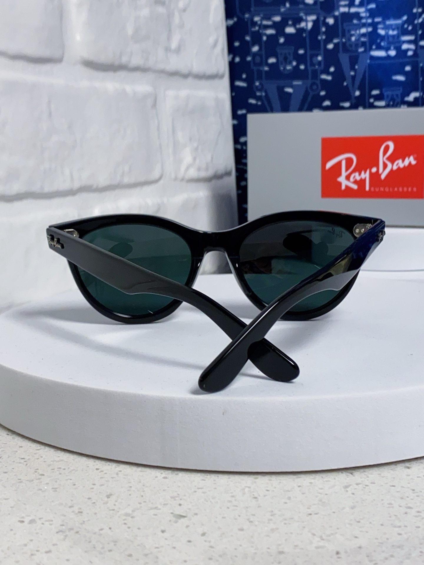  RayBan雷朋 2025新款王炸系列 太阳镜板材玻璃镜片眼镜黑色男女同款眼镜潮酷防晒墨镜 RB224