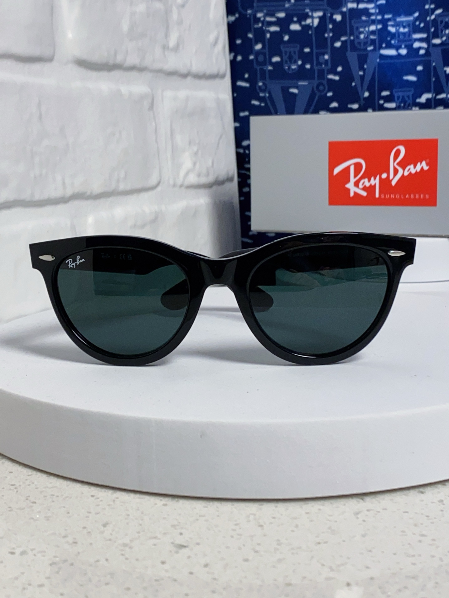  RayBan雷朋 2025新款王炸系列 太阳镜板材玻璃镜片眼镜黑色男女同款眼镜潮酷防晒墨镜 RB224